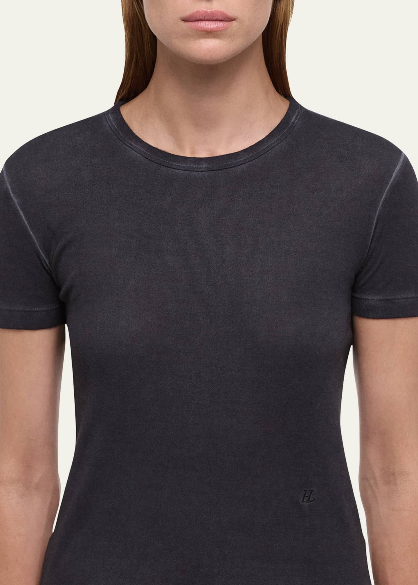 Helmut Lang Shrunken Crewneck Tee Image 4 of 4