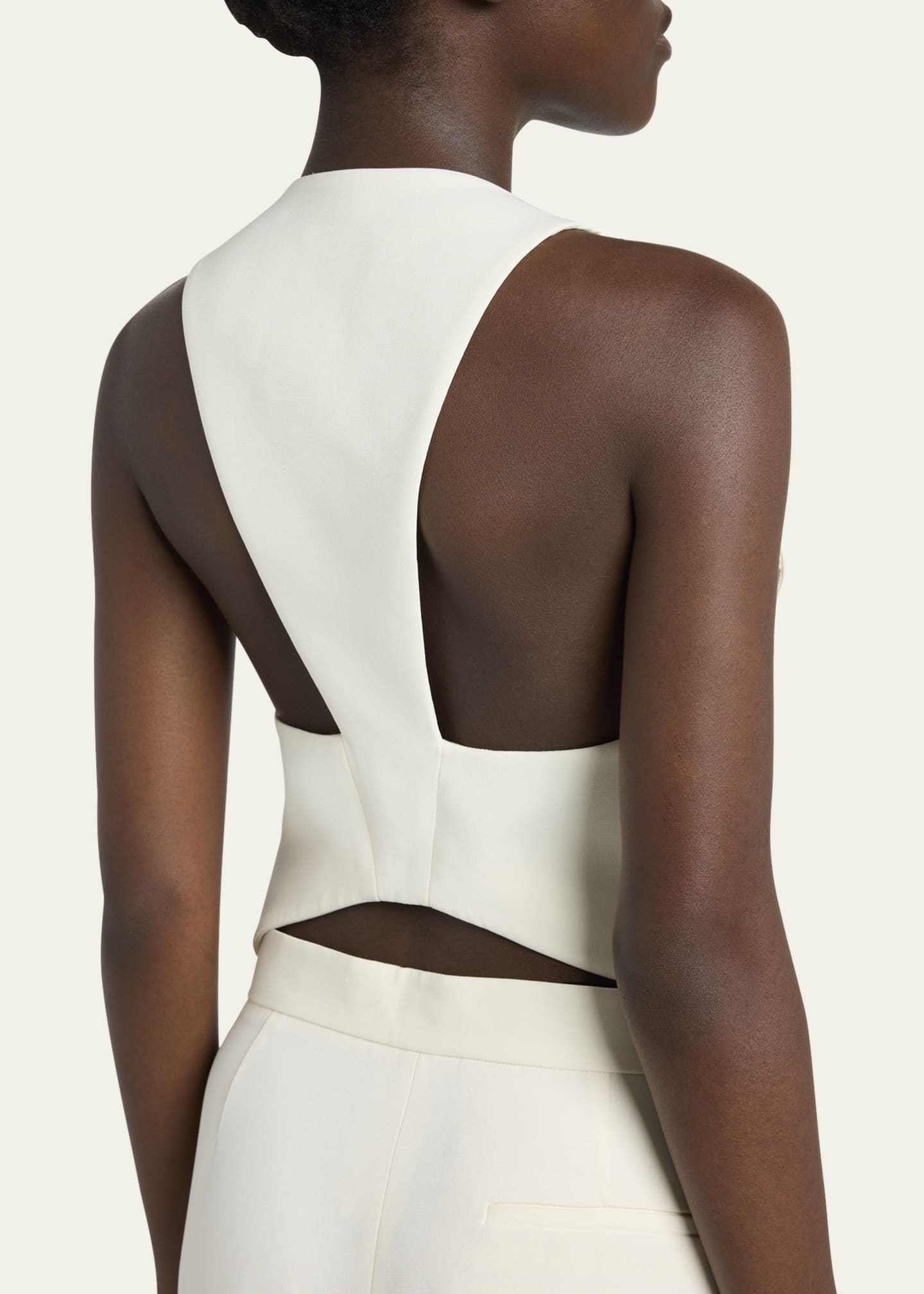 Giorgio Armani V-Neck Cutout Waistcoat Image 5 of 5