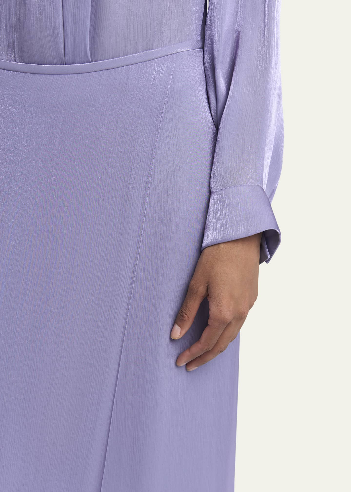 Giorgio Armani Long Draped Straight Skirt Image 5 of 5