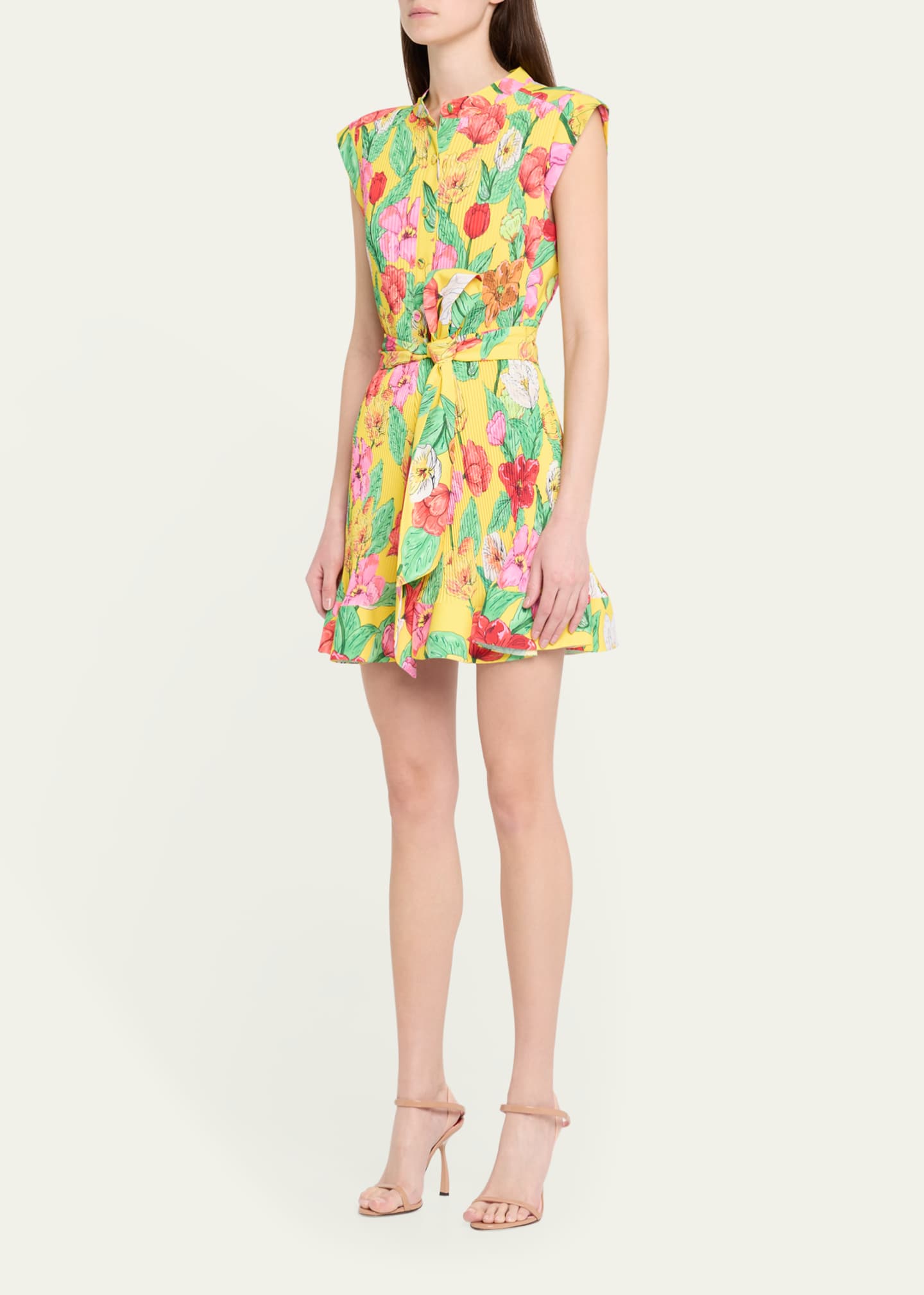 Milly Joan Tulip Rosette Dress Image 4 of 5
