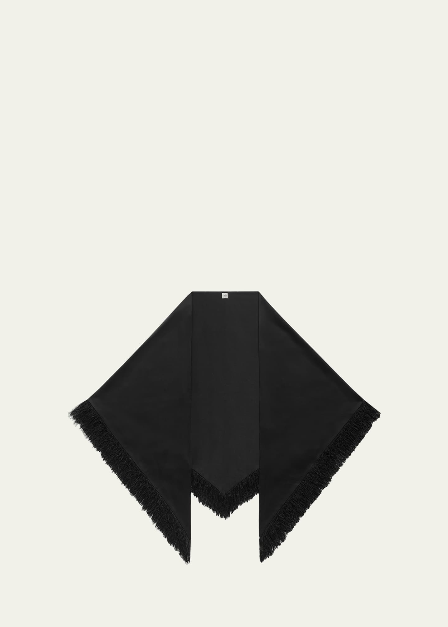 Toteme Wool Fringe Trim Scarf