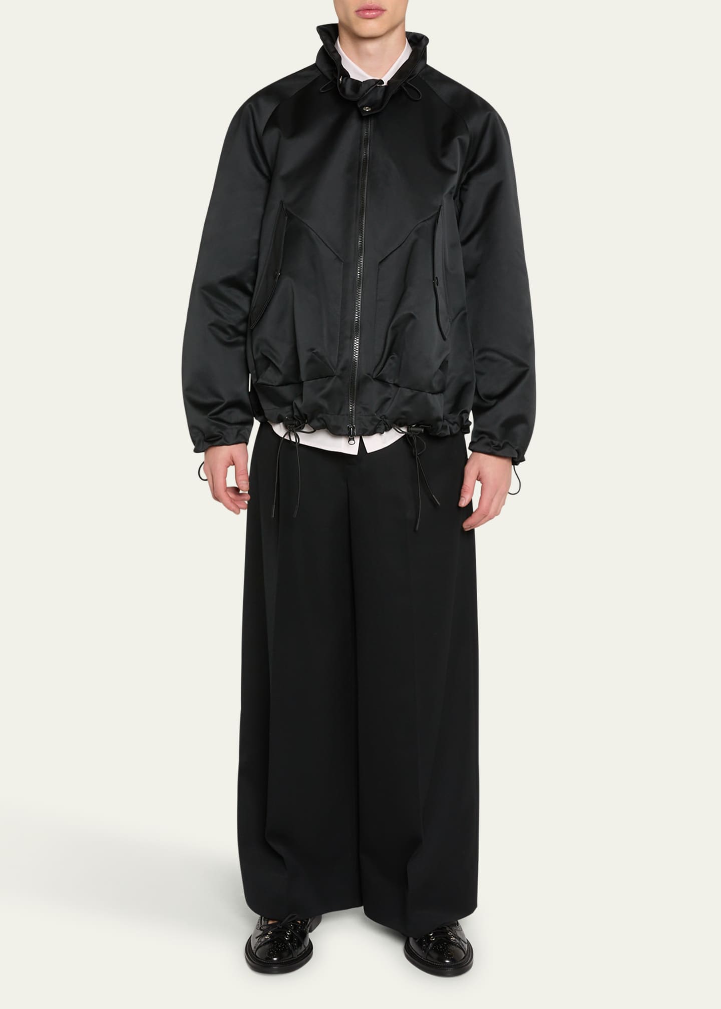 Simone Rocha Men's Drawstring Harrington Jacket Image 2 of 5