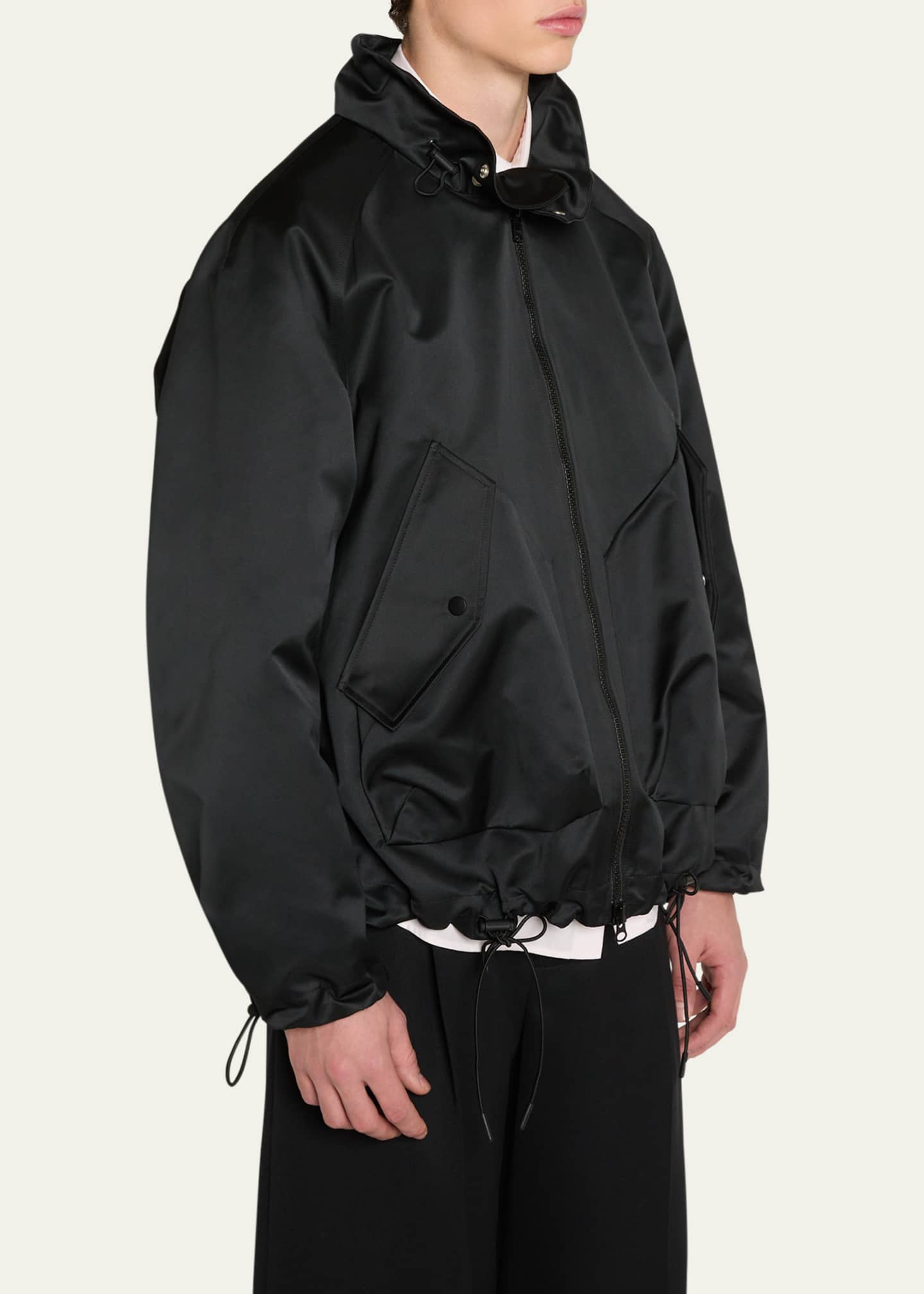 Simone Rocha Men's Drawstring Harrington Jacket Image 4 of 5