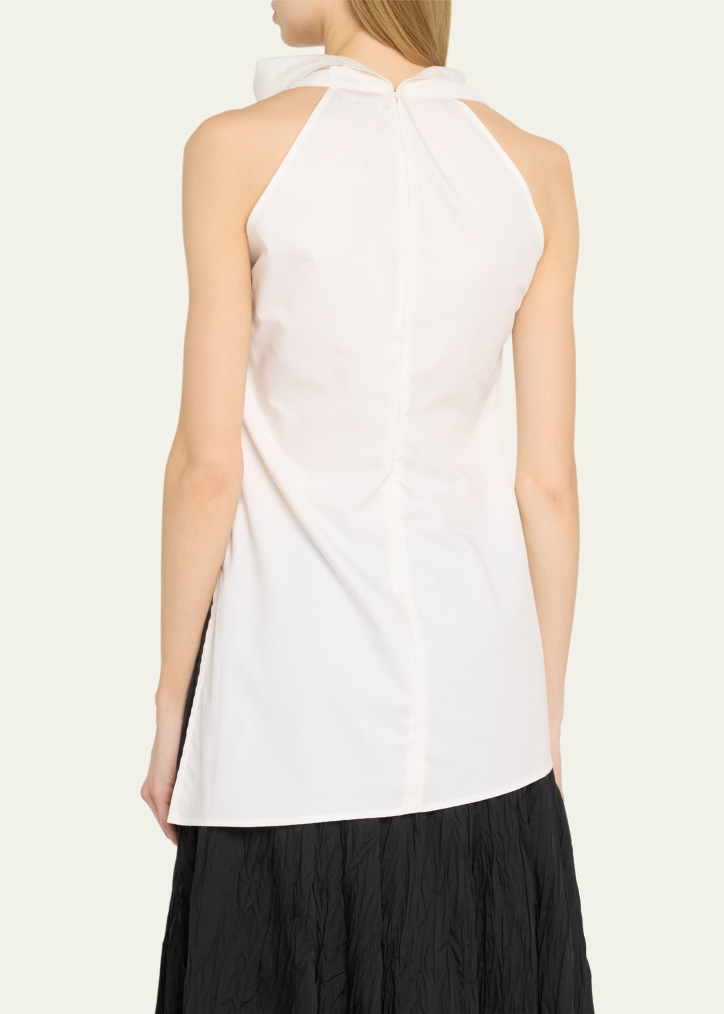 High Cowl Neck Top - Thumbnail 3