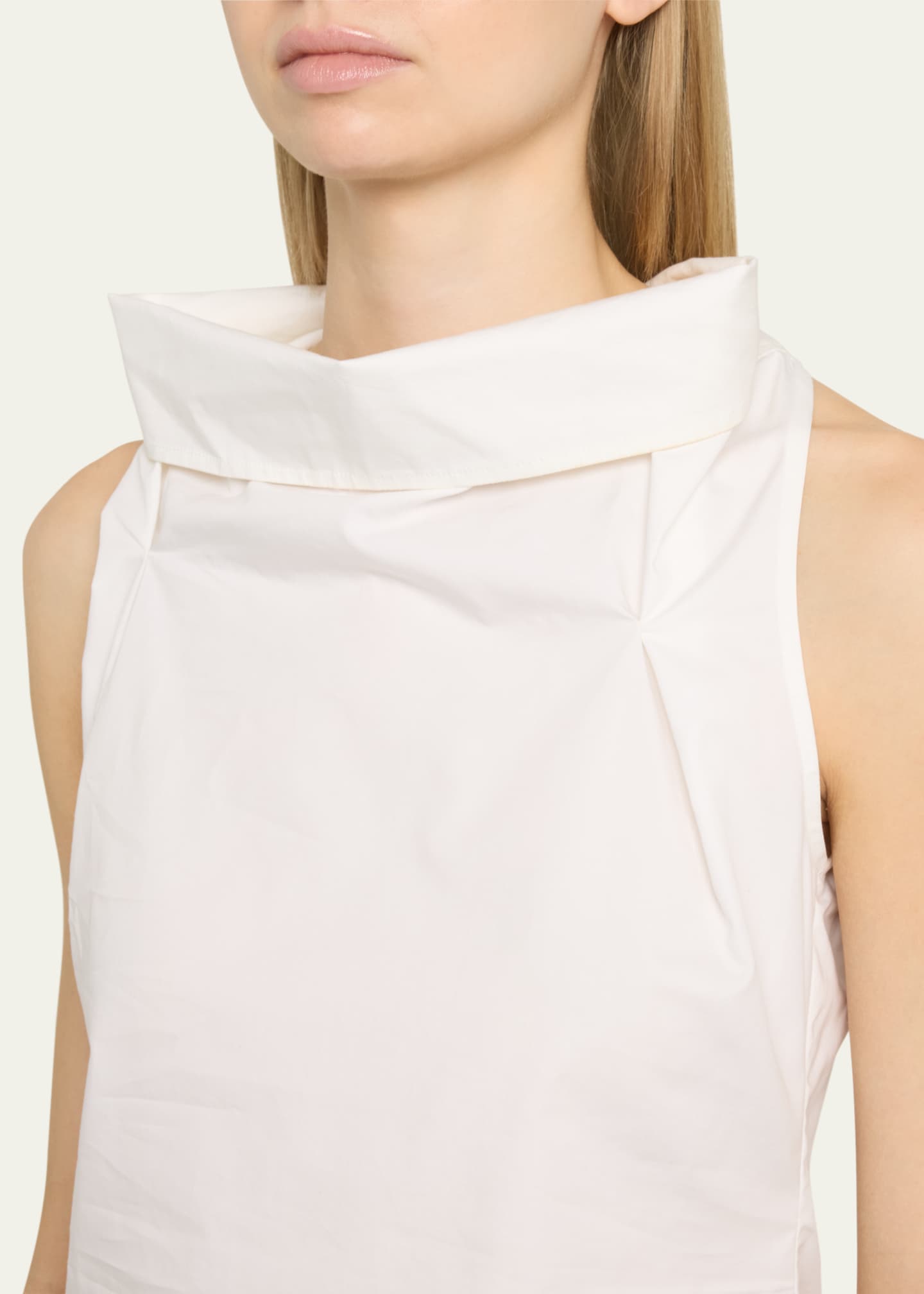 High Cowl Neck Top - Thumbnail 5