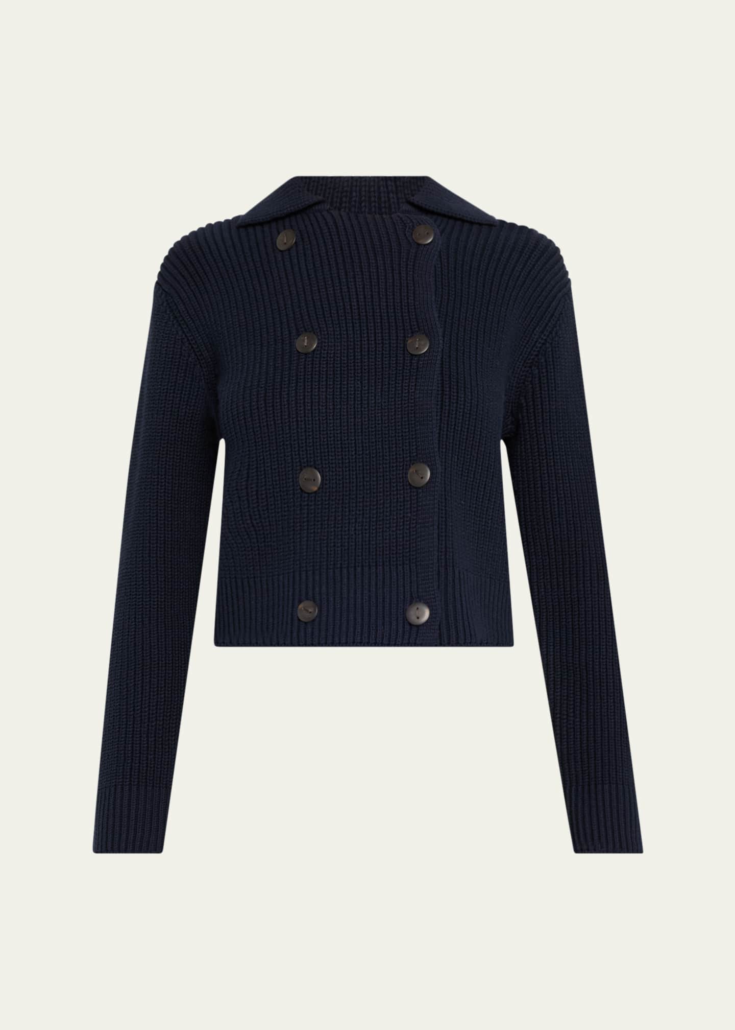 Vince Double-Breasted Sweater Jacket Image 1 of 5