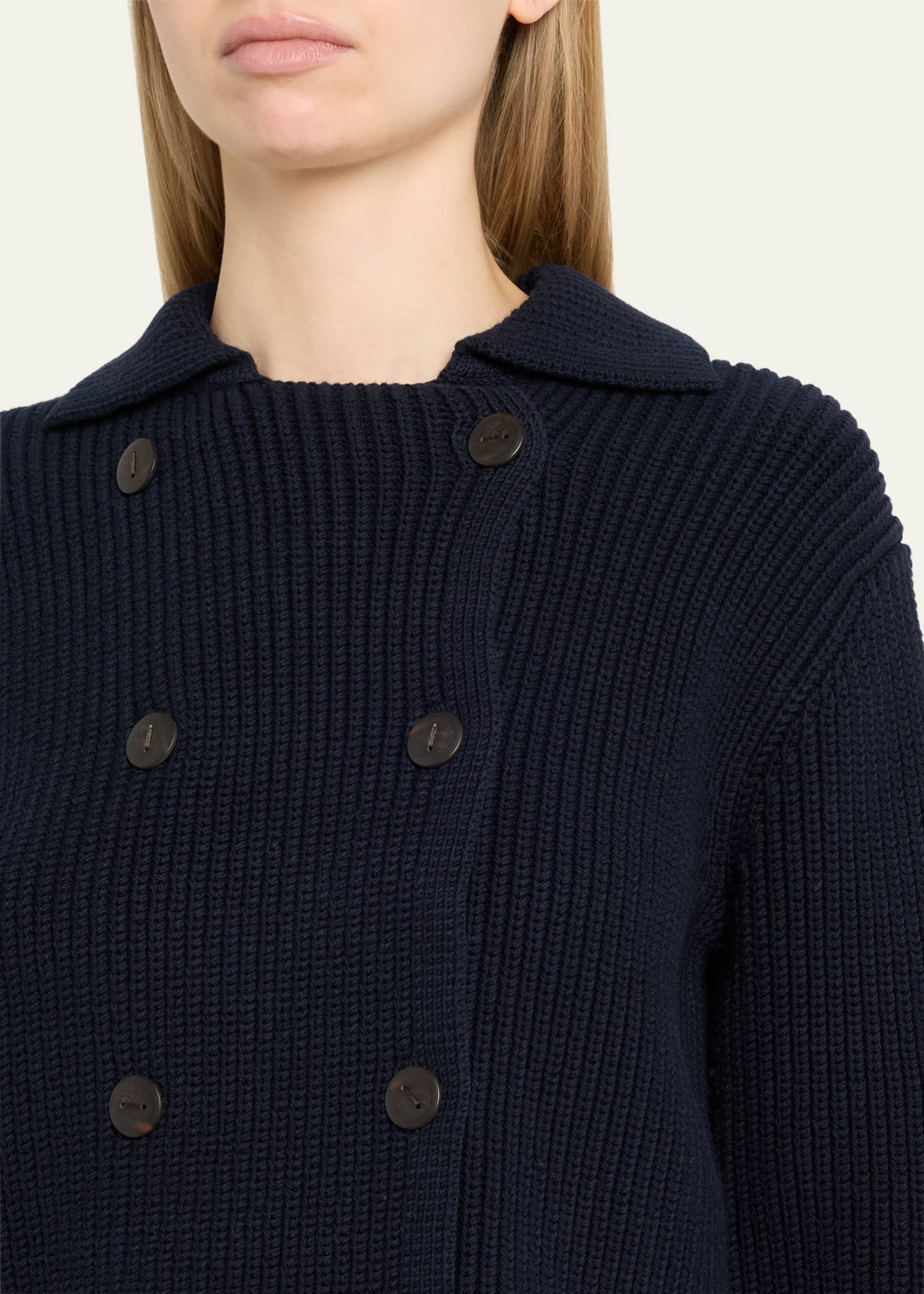 Vince Double-Breasted Sweater Jacket Image 5 of 5