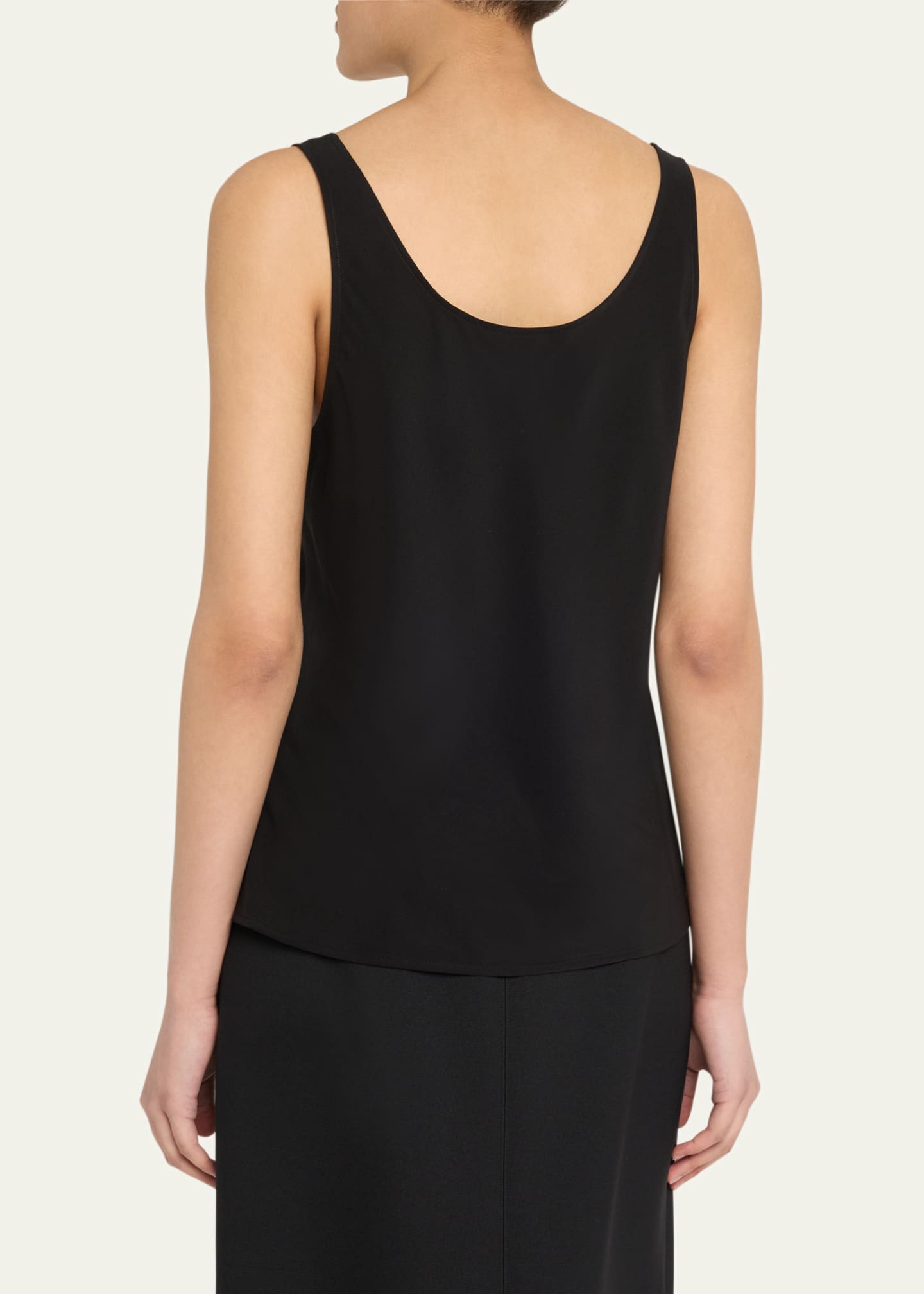 Vince Scoop-Neck Bias Tank Top Image 3 of 5