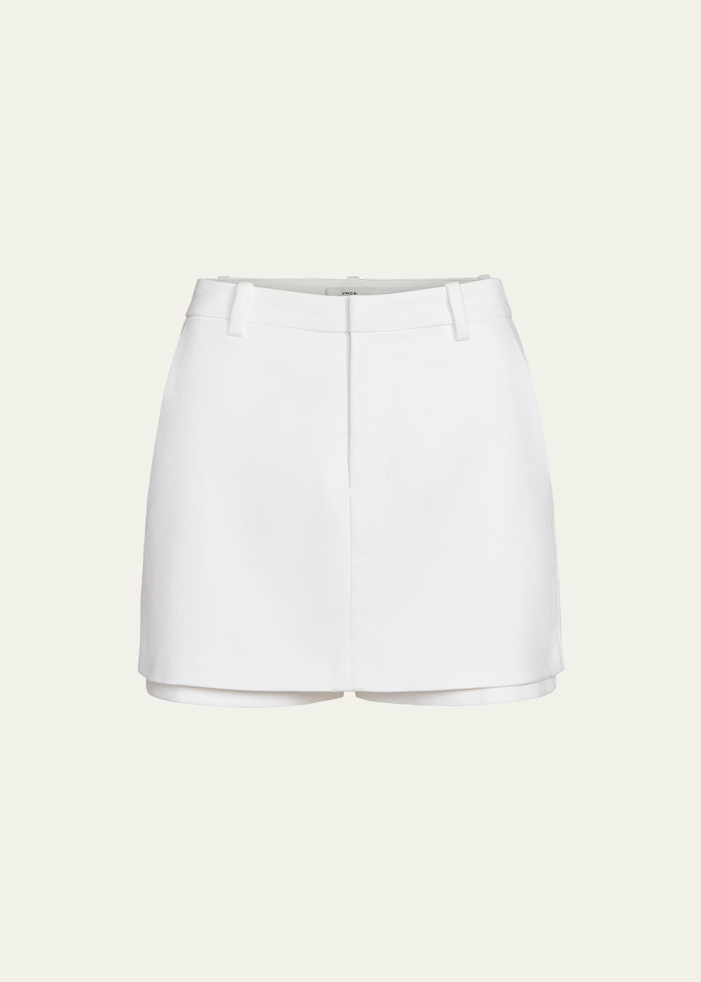 Tailored Mid-Rise Skort