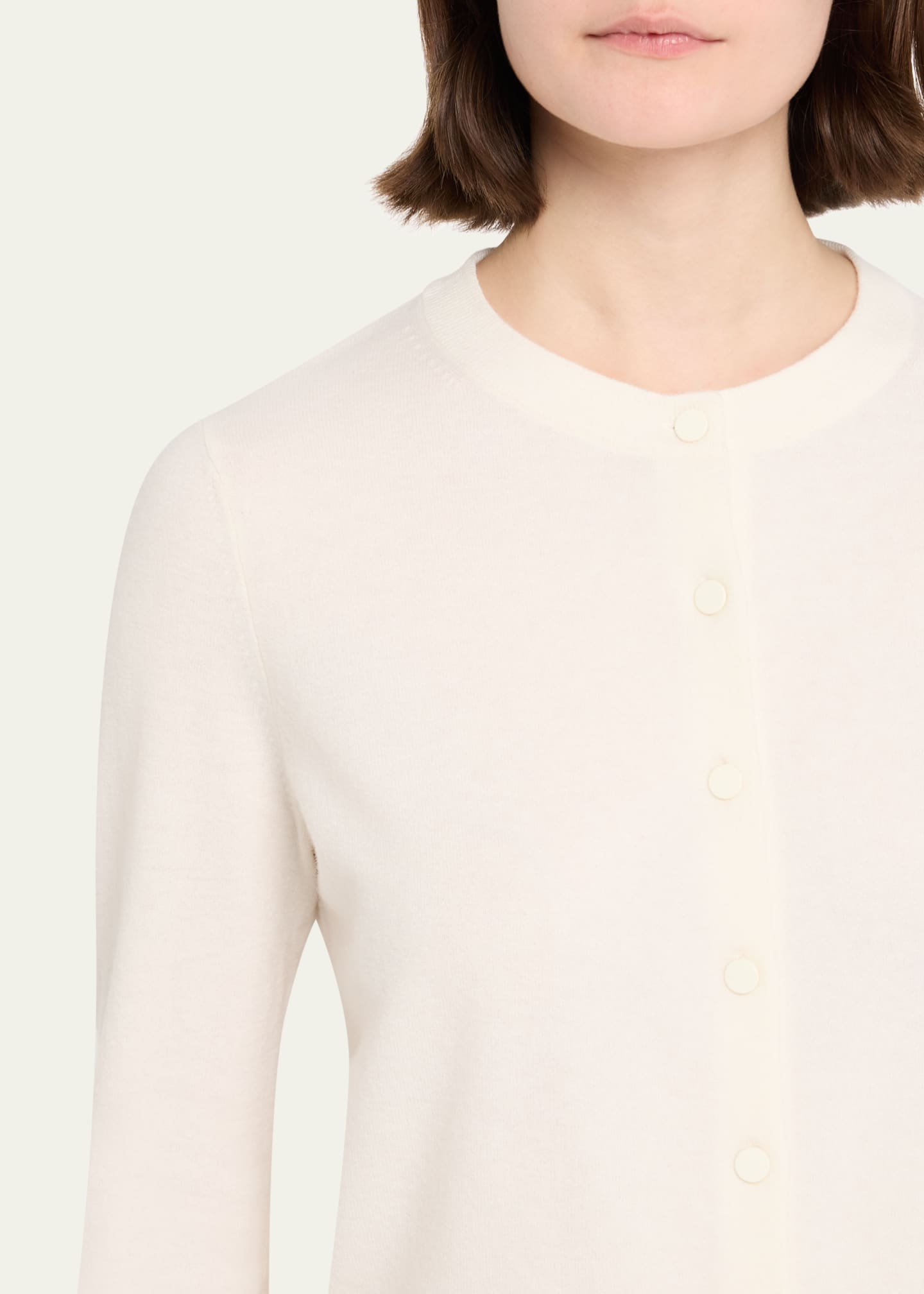 Vince Tipped Half-Moon Cardigan Image 5 of 5