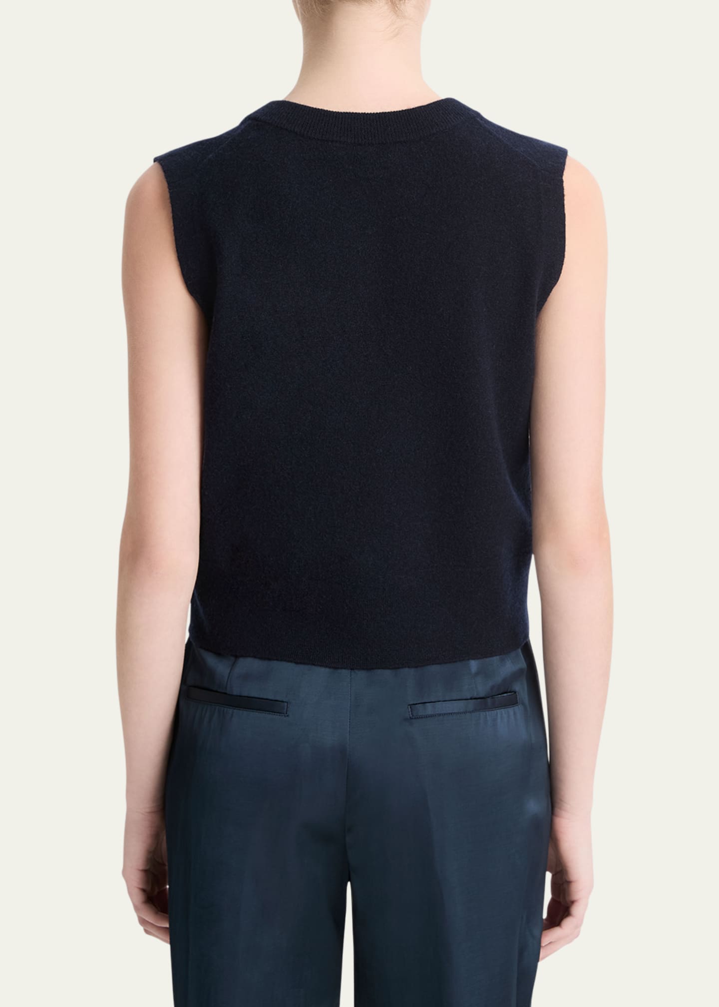 Vince Sleeveless Henley Shell Image 3 of 5