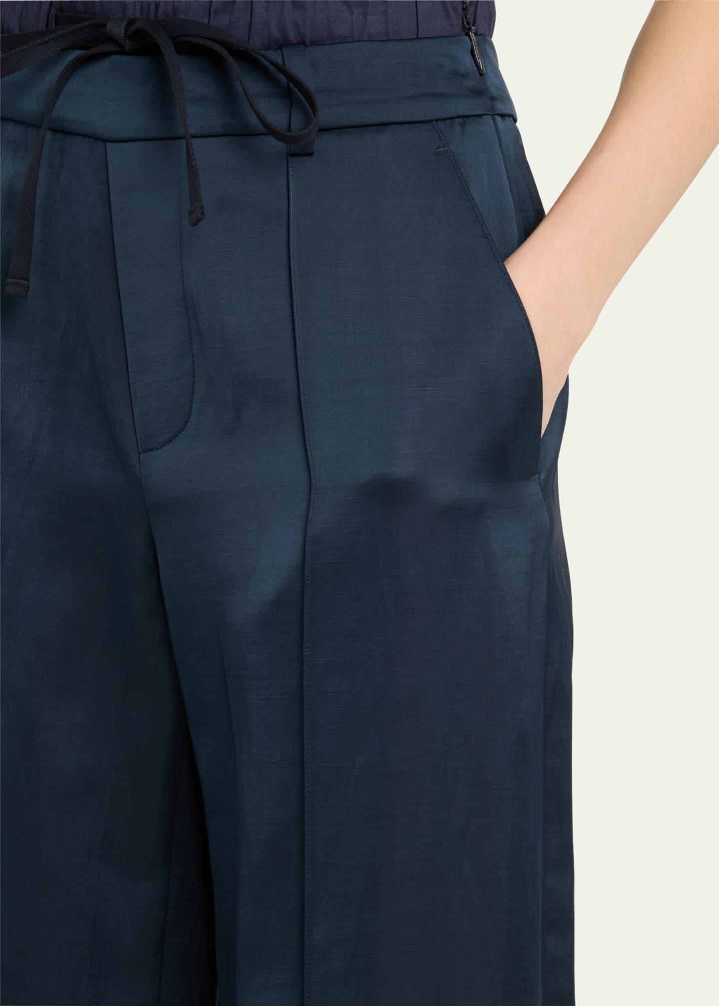 Vince Mid-Rise Double Waistband Pants Image 5 of 5