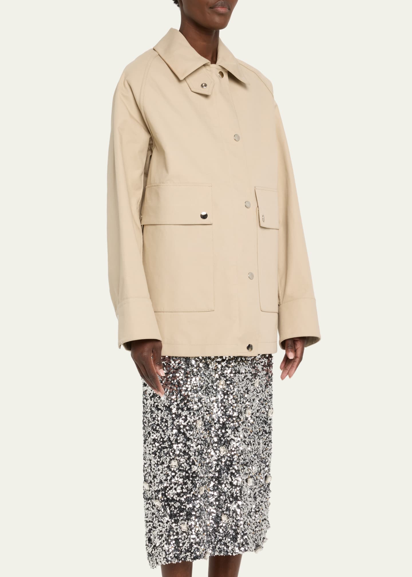 Brandon Maxwell The Celine Oversized Jacket Image 4 of 5