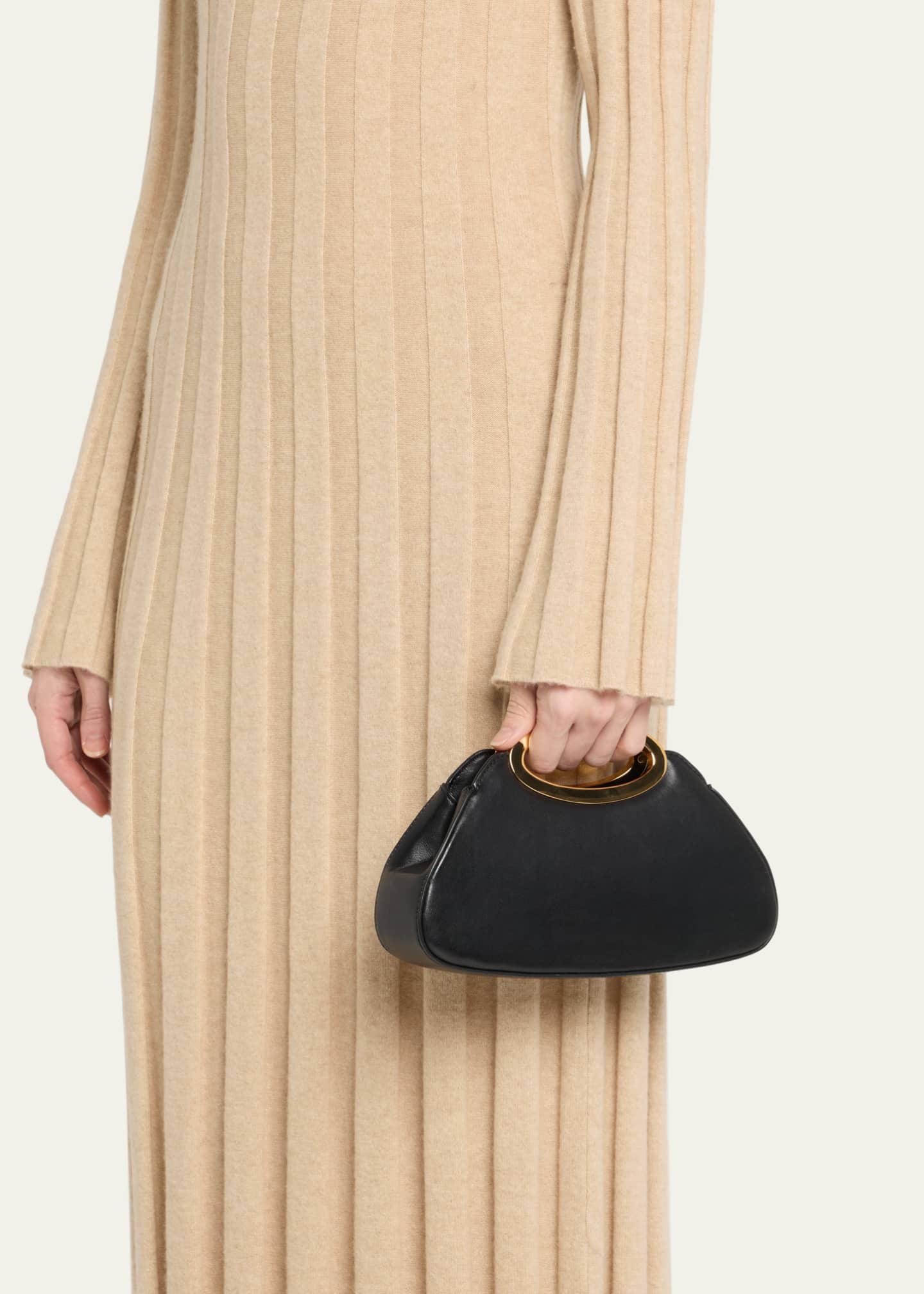 SIMKHAI Mod Sculptural Leather Crossbody Bag Image 2 of 6