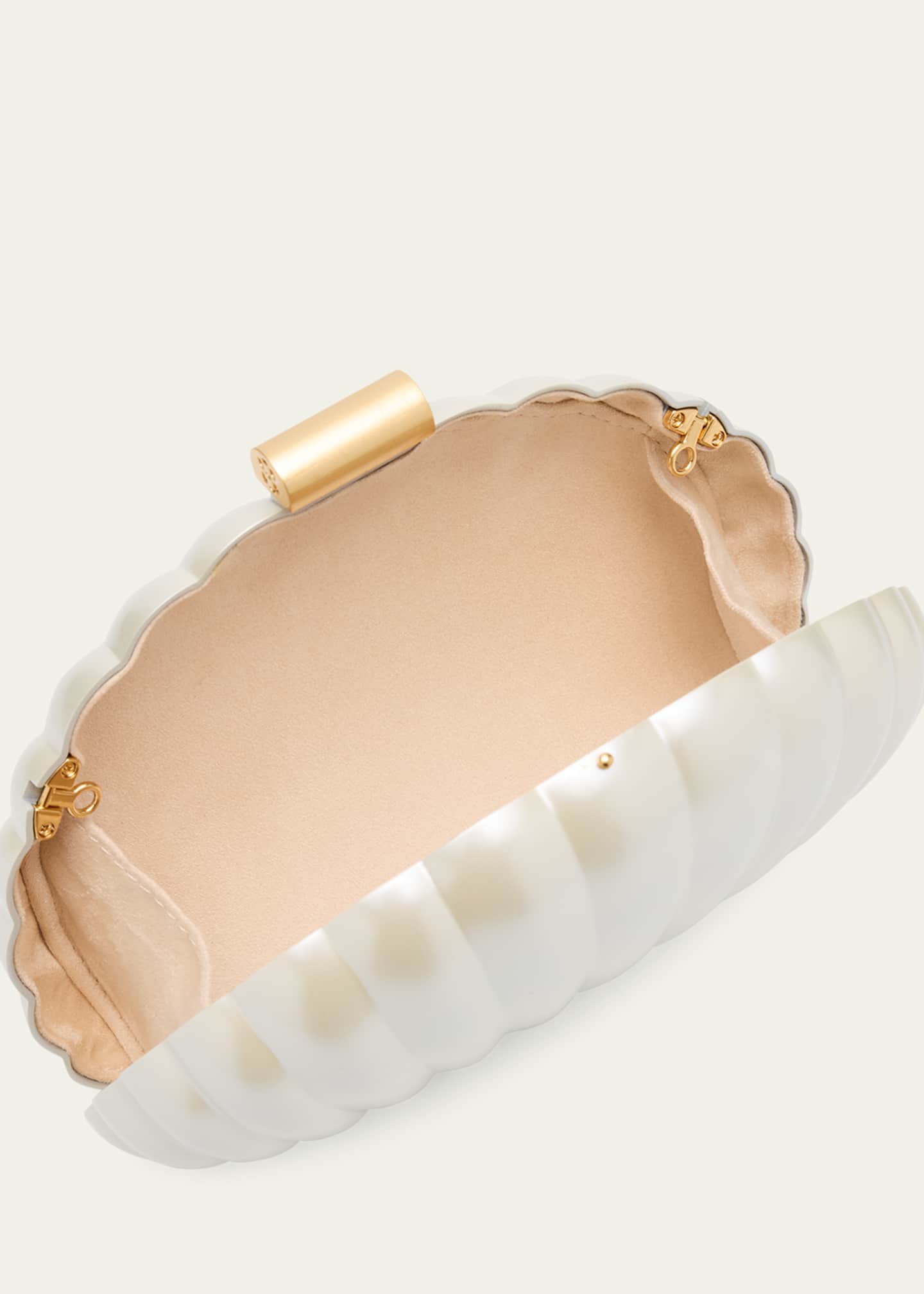 SIMKHAI Monet Pearlized Shell Clutch Bag Image 4 of 6