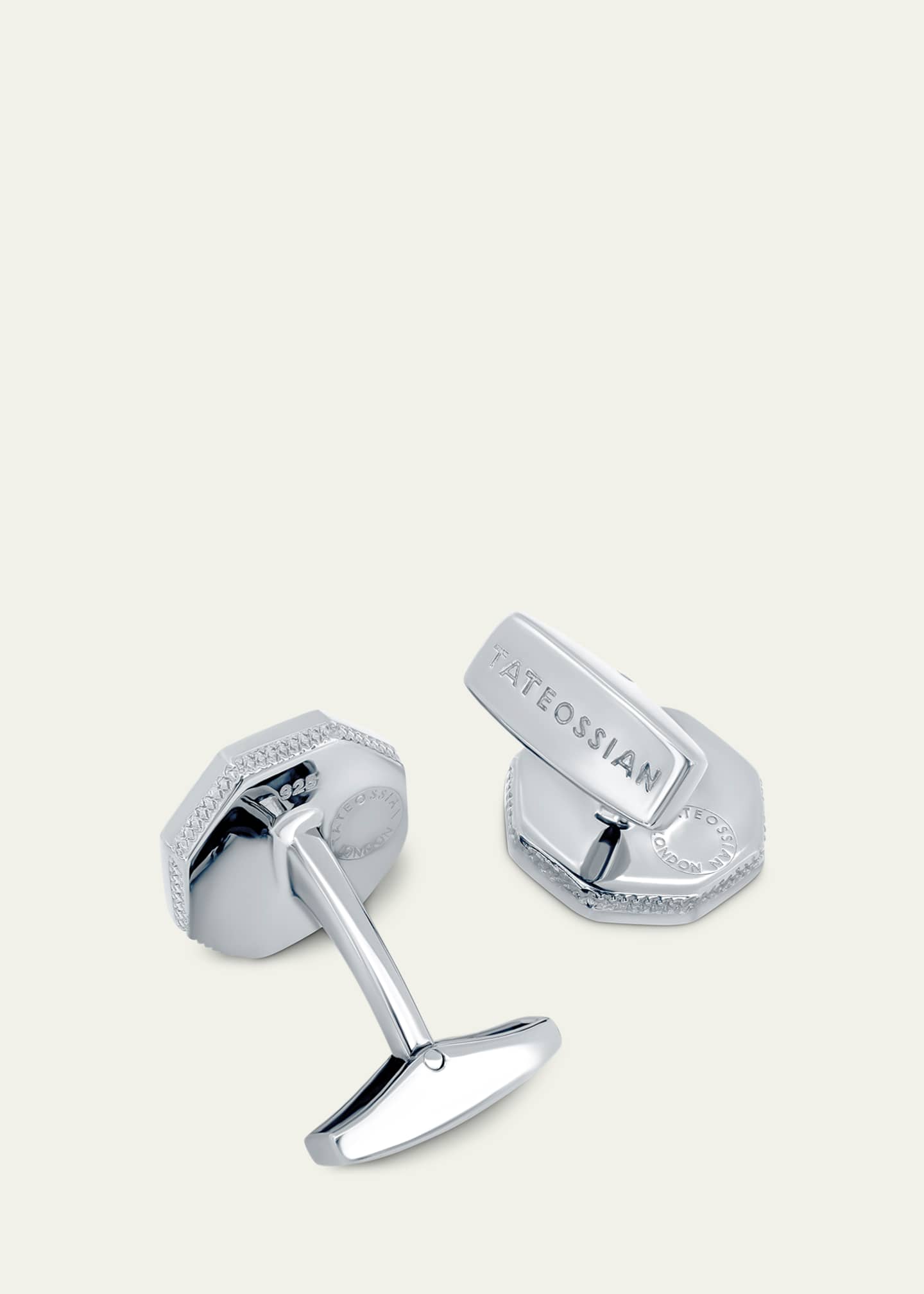 Tateossian Men's Mother-Of-Pearl London Eye Cufflinks with