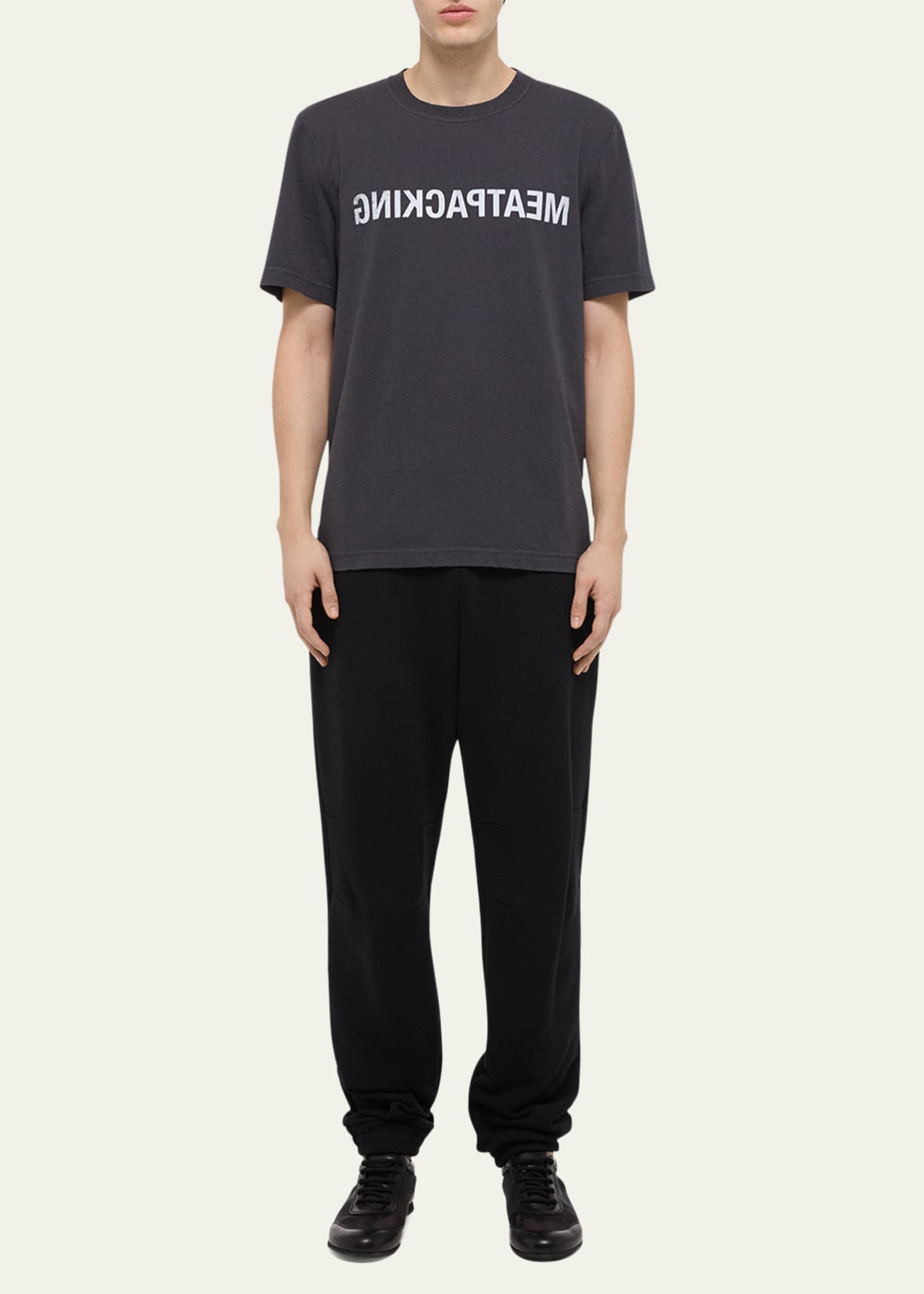 Helmut Lang Men's Meatpacking Cotton T-Shirt Image 2 of 5