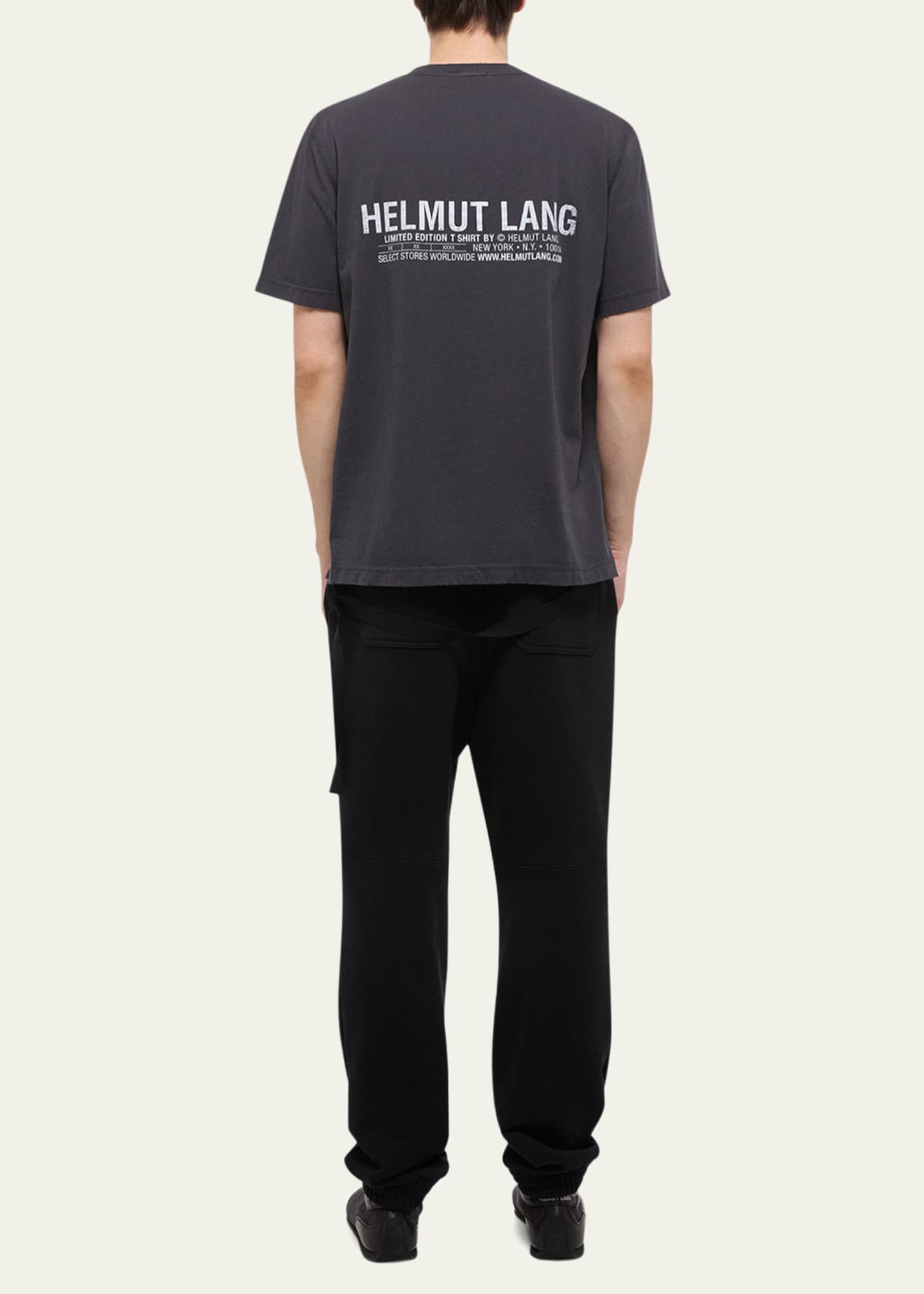 Helmut Lang Men's Meatpacking Cotton T-Shirt Image 3 of 5