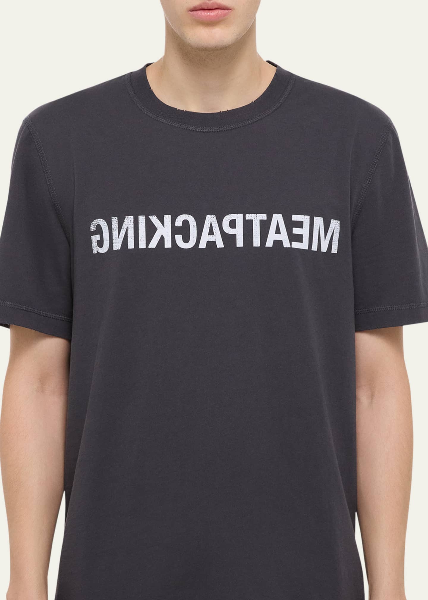 Helmut Lang Men's Meatpacking Cotton T-Shirt Image 5 of 5