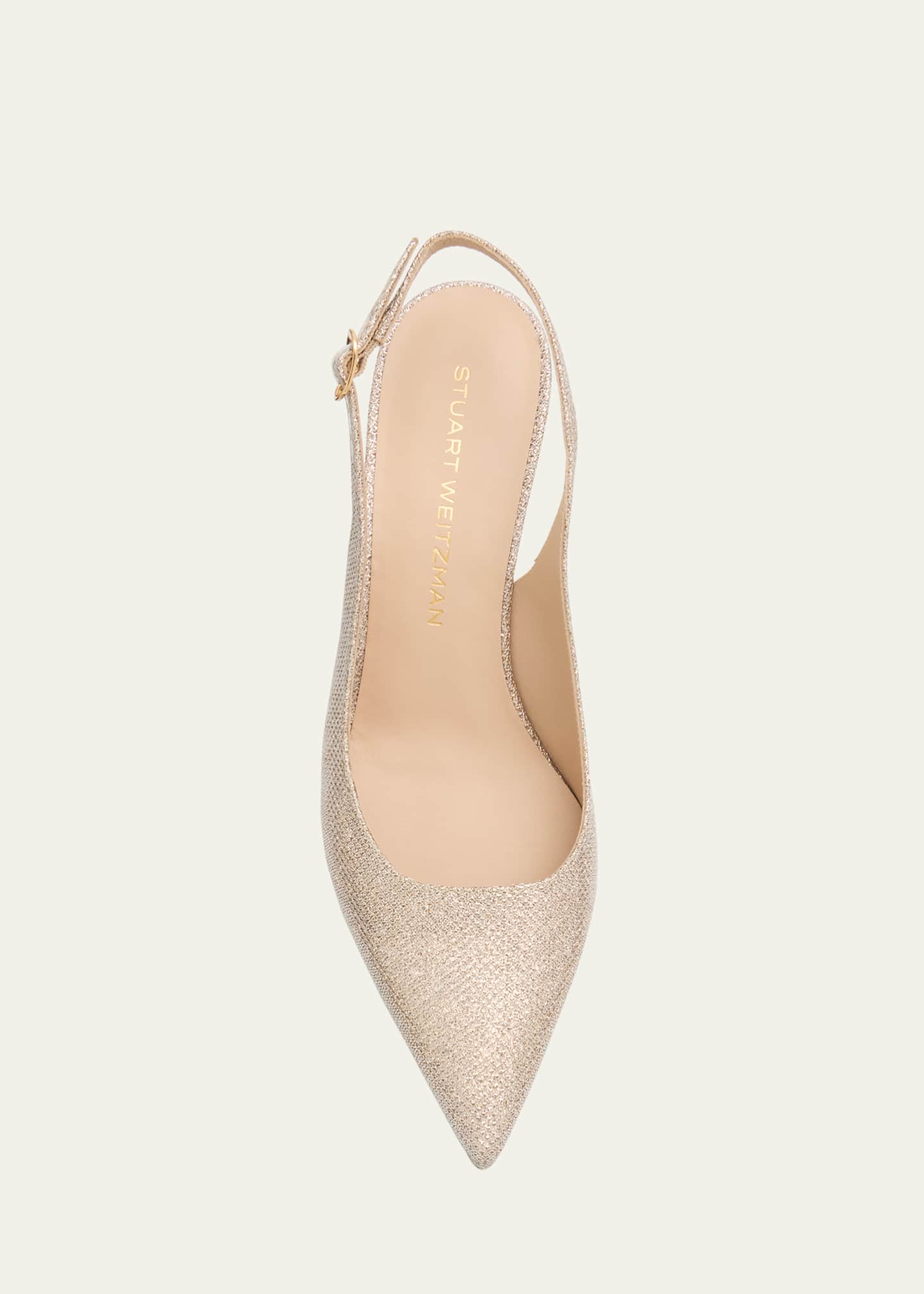 Stuart Weitzman Stuart Power Metallic Stiletto Pumps Image 6 of 6
