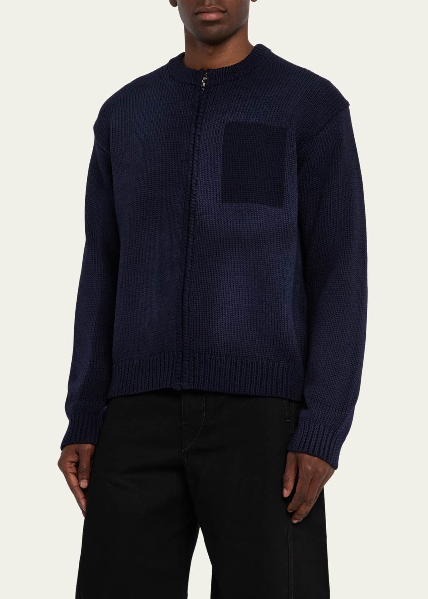 JW Anderson Men's Ribbed Zip Sweater Image 4 of 5