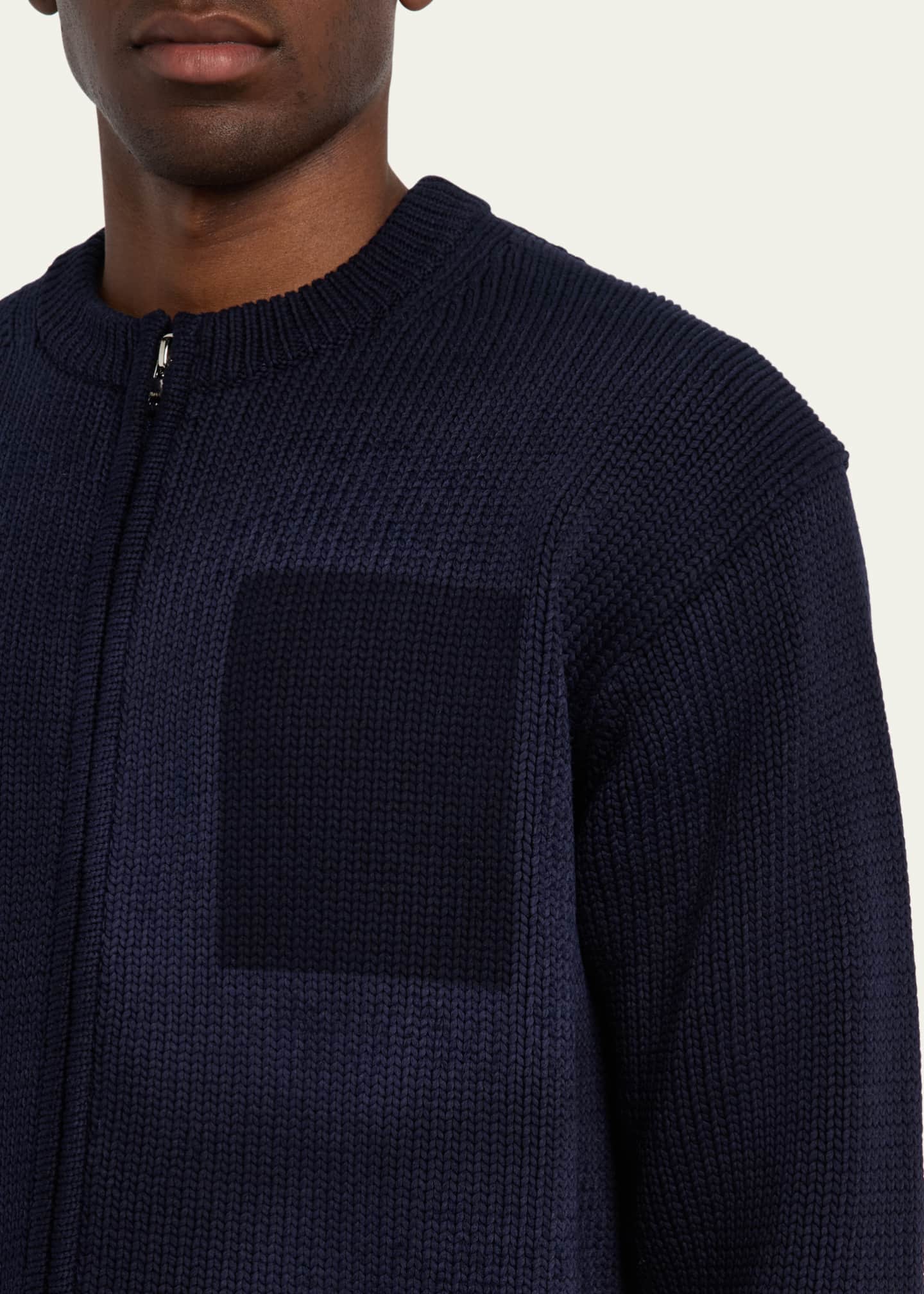 JW Anderson Men's Ribbed Zip Sweater Image 5 of 5