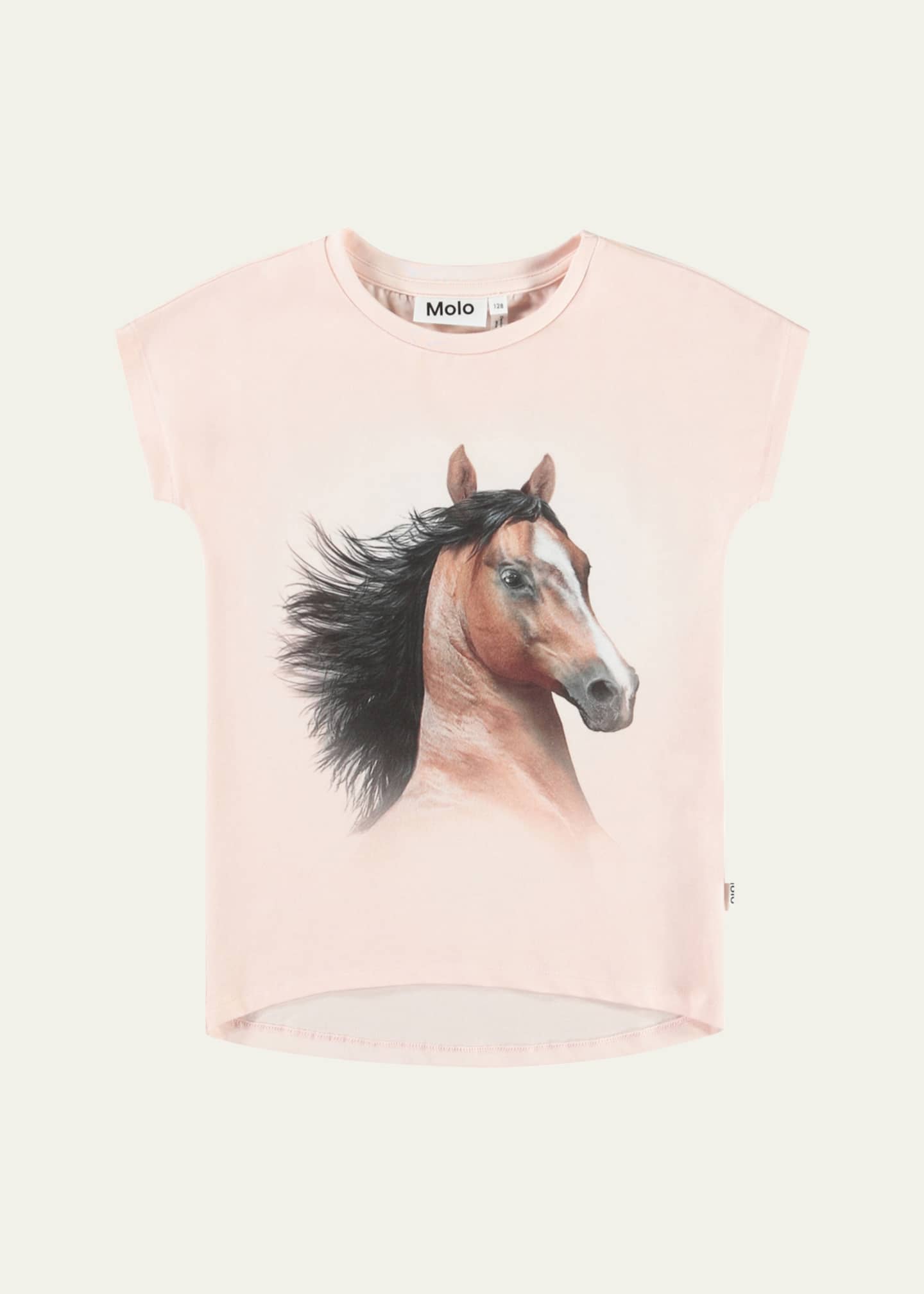 Molo Girl's Ragnhilde Horse Graphic T-Shirt, Size 8-14 Image 1 of 3
