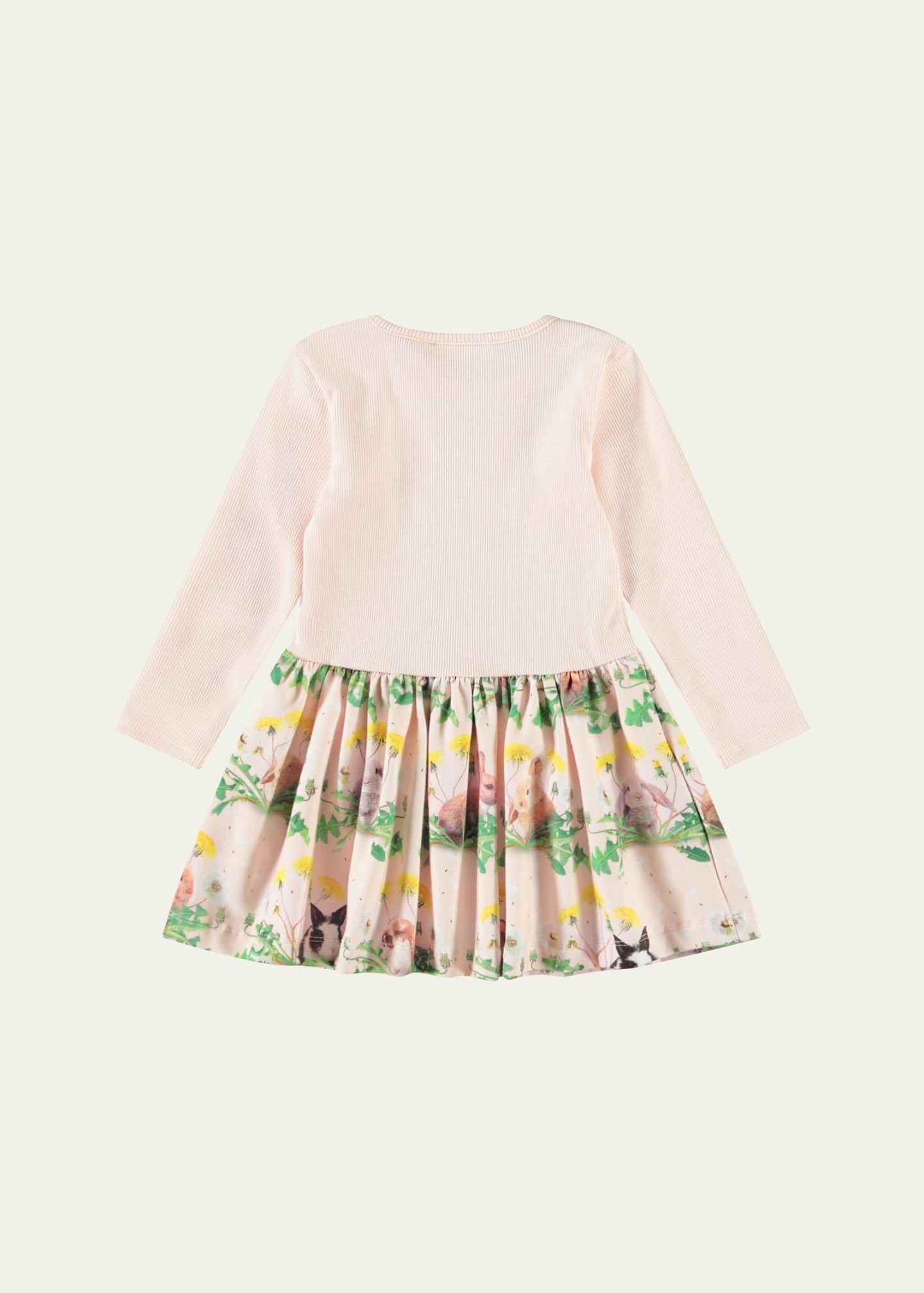 Molo Girl's Carel Combo Dress, Size 9M-4 Image 2 of 3