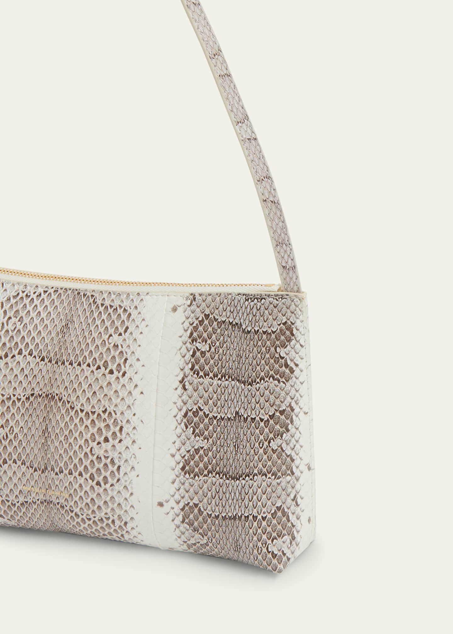 Mansur Gavriel Gaia Watersnake Zip Shoulder Bag Image 3 of 3