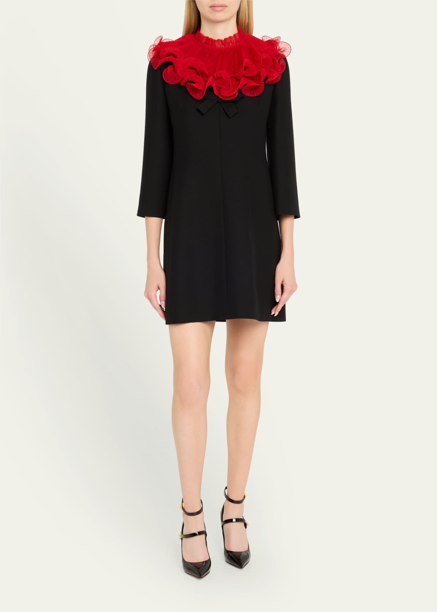 Valentino Garavani Chiffon Ruffle Collar Image 2 of 3