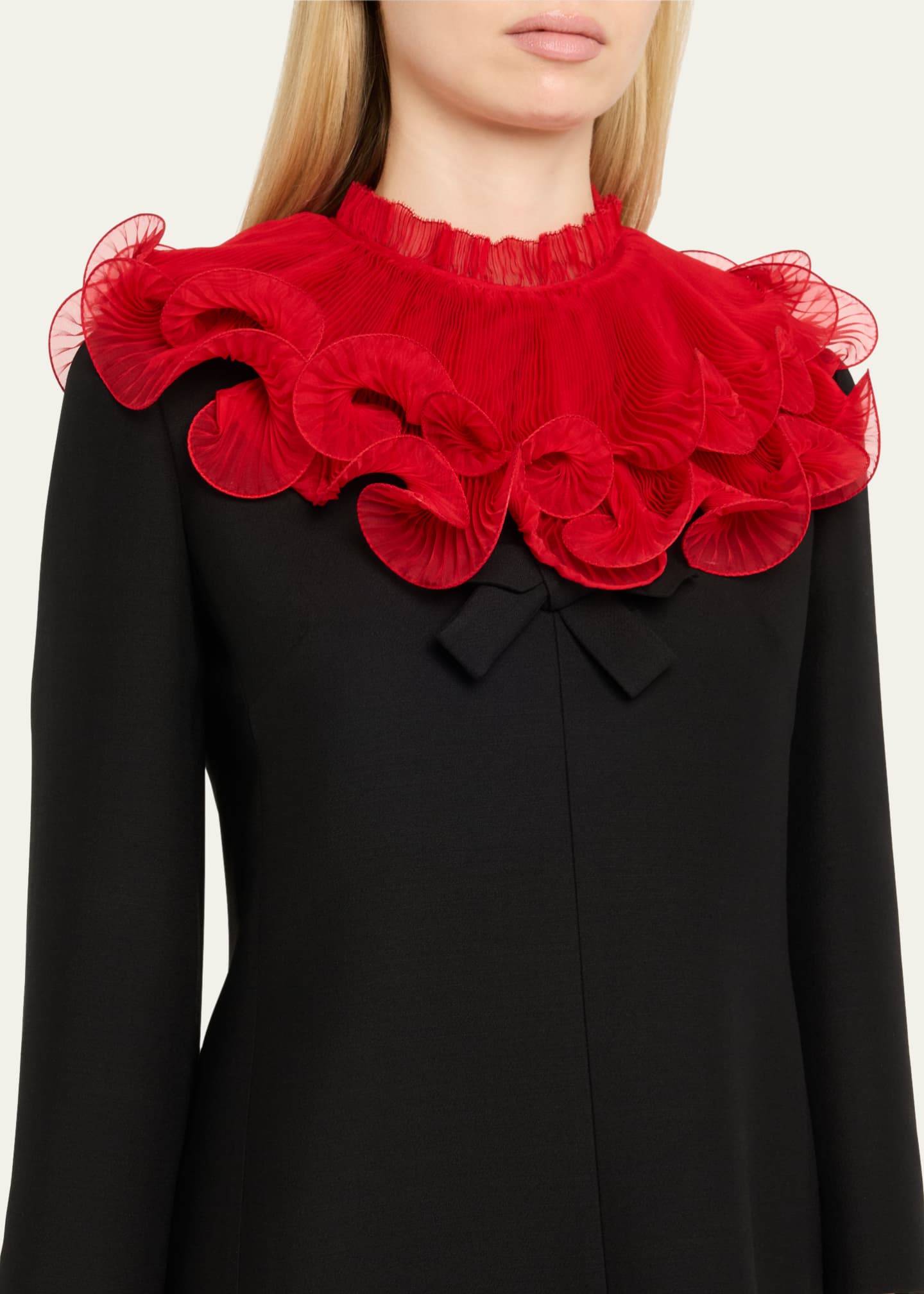 Valentino Garavani Chiffon Ruffle Collar Image 3 of 3