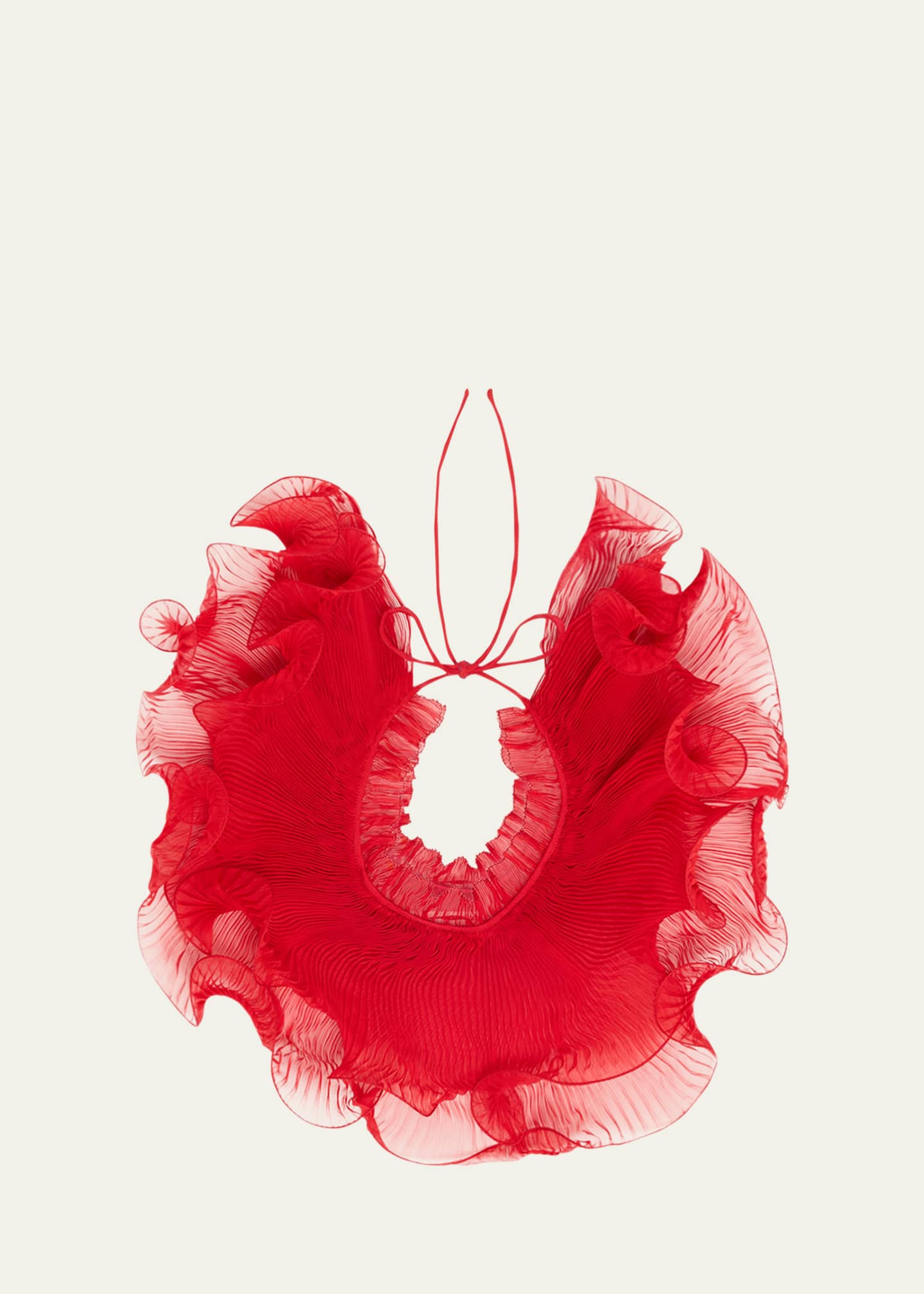 Valentino Garavani Chiffon Ruffle Collar Image 1 of 3