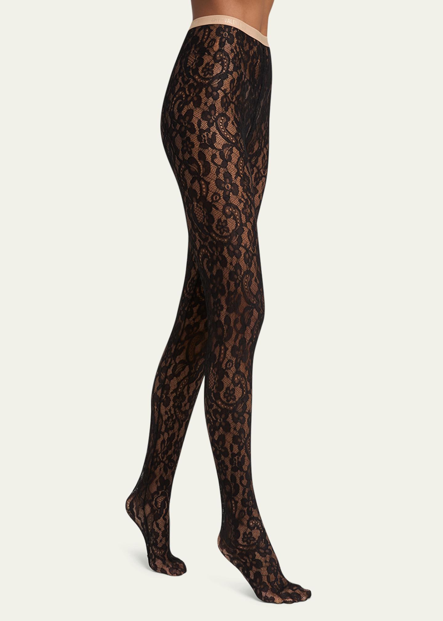 Collants Résille Valentino Garavani Vintage - Taille M-L - Couleur Taupe - Neufs Avec étiquettes