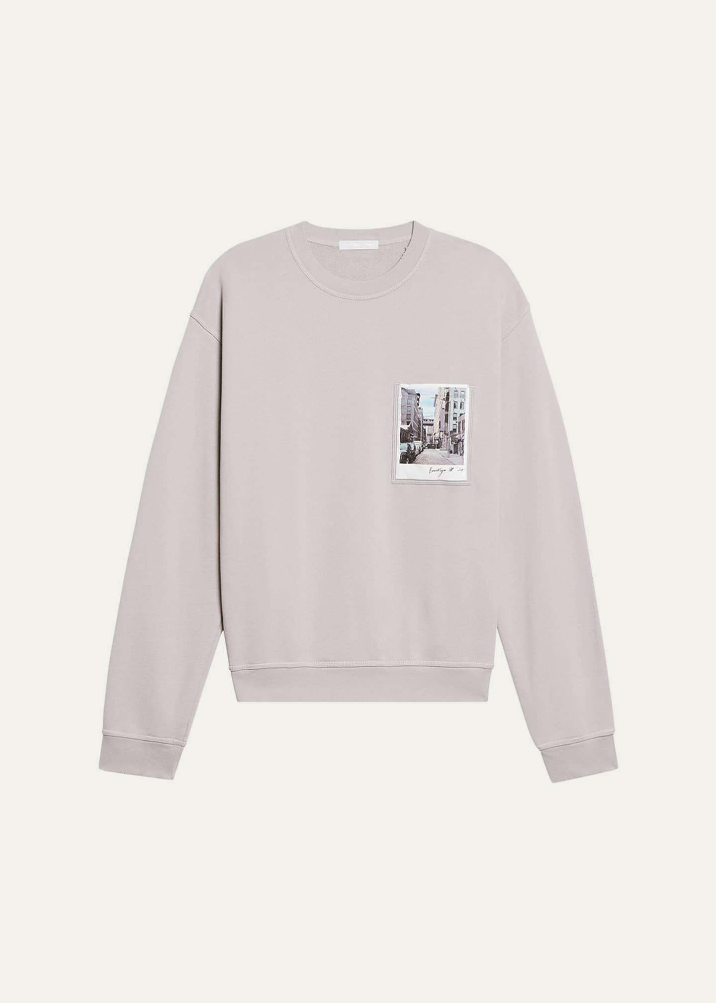 Helmut Lang ポストカード ブルックリン スウェットシャツ Helmut Lang Men's Brooklyn Postcard Sweatshirt - Bergdorf