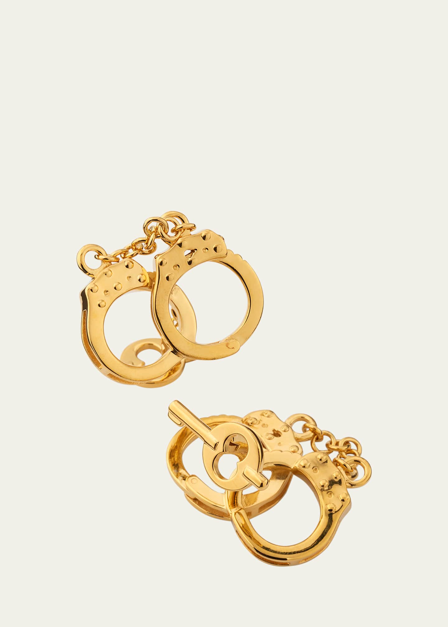 Jan Leslie Men's 18K Gold Vermeil Handcuff Cufflinks Image 3 of 4