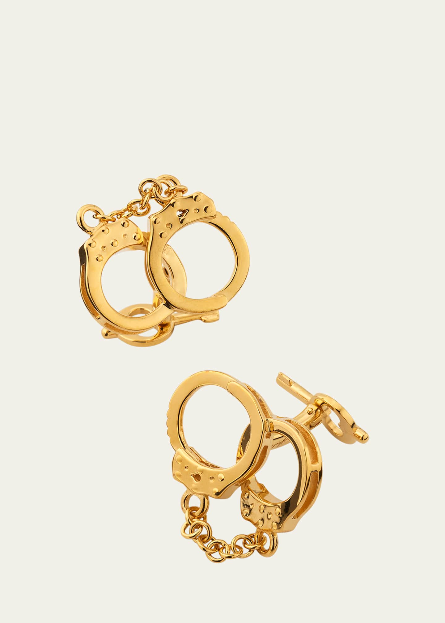 Jan Leslie Men's 18K Gold Vermeil Handcuff Cufflinks Image 1 of 4