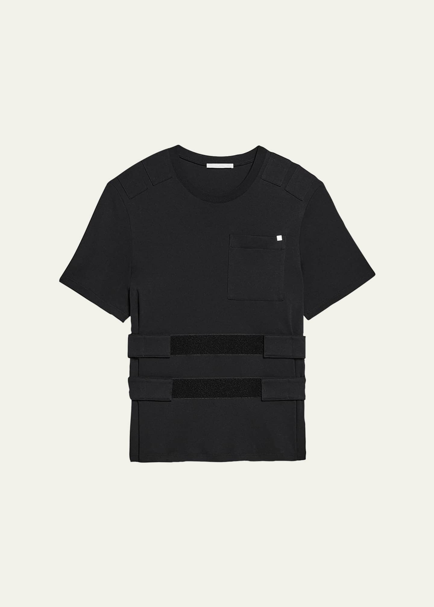 Helmut Lang Men's Armor Grip-Strap Crewneck T-Shirt Image 1 of 5