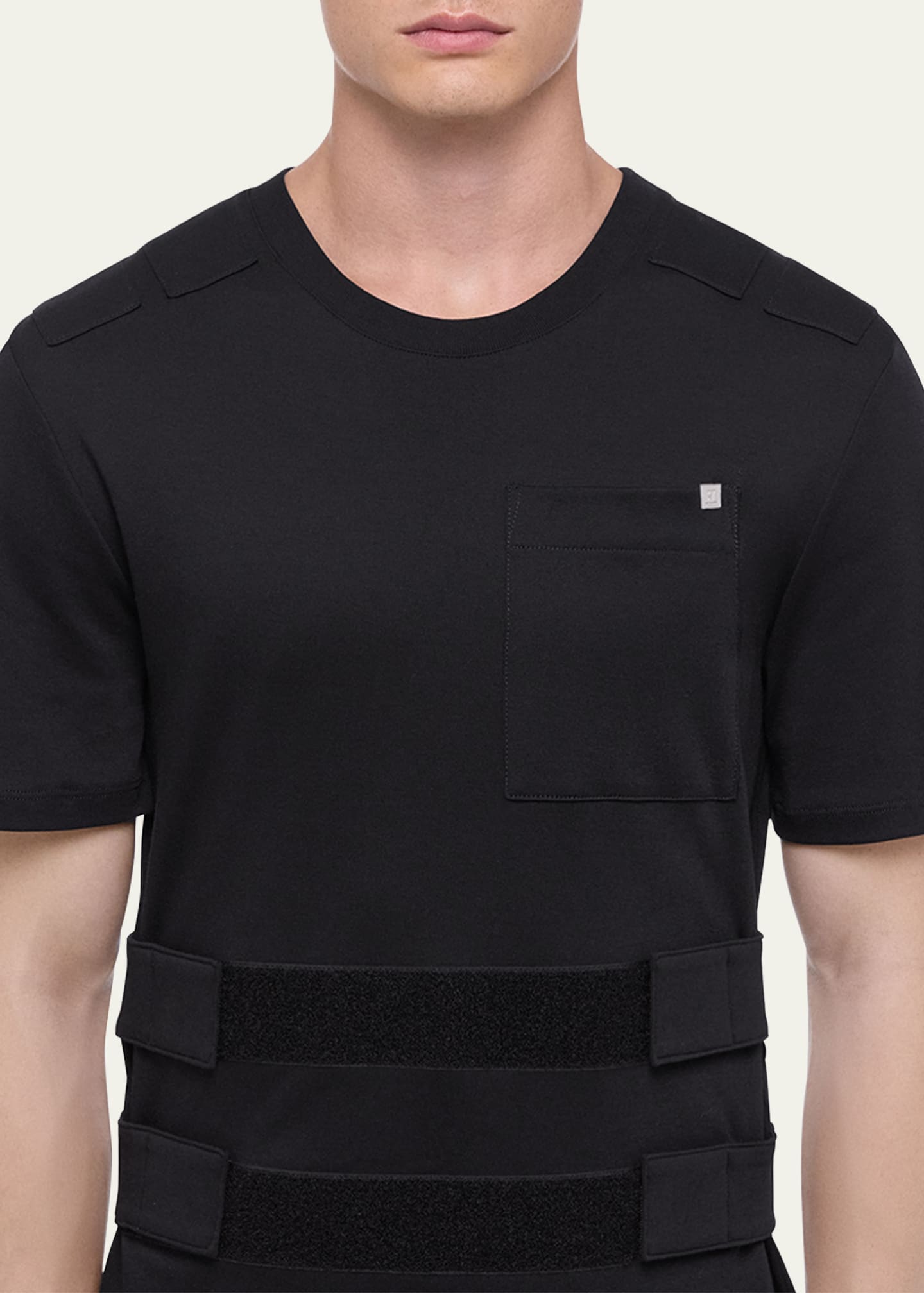 Helmut Lang Men's Armor Grip-Strap Crewneck T-Shirt Image 5 of 5