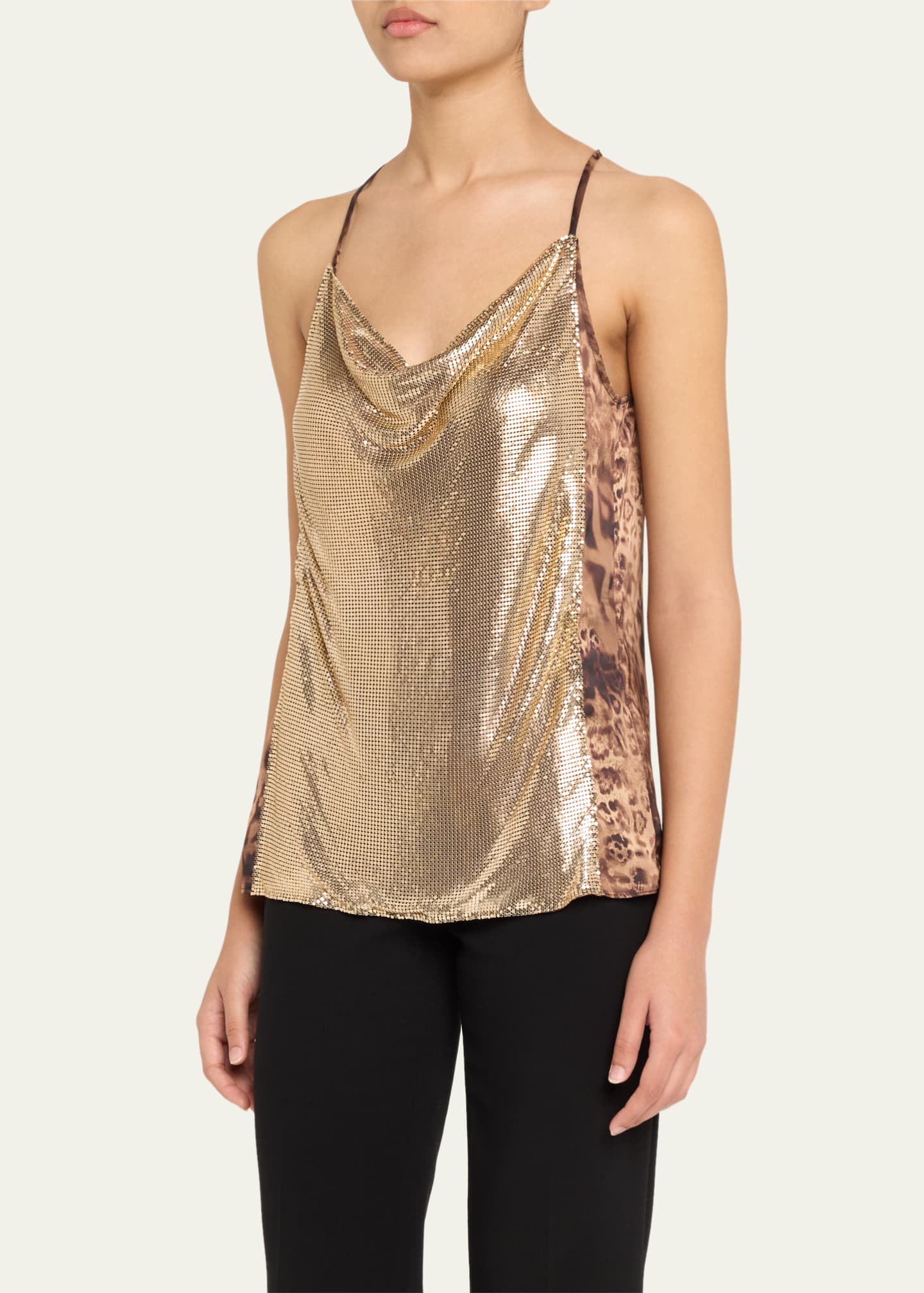Ramy Brook Cintia Chainmail Tank Top Image 4 of 5