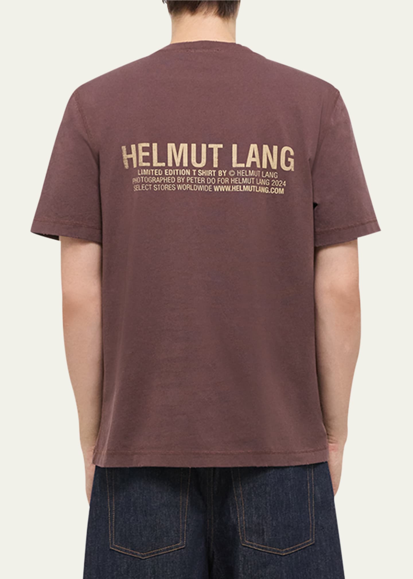Helmut Lang Men's Manhattan Postcard T-Shirt Image 3 of 5