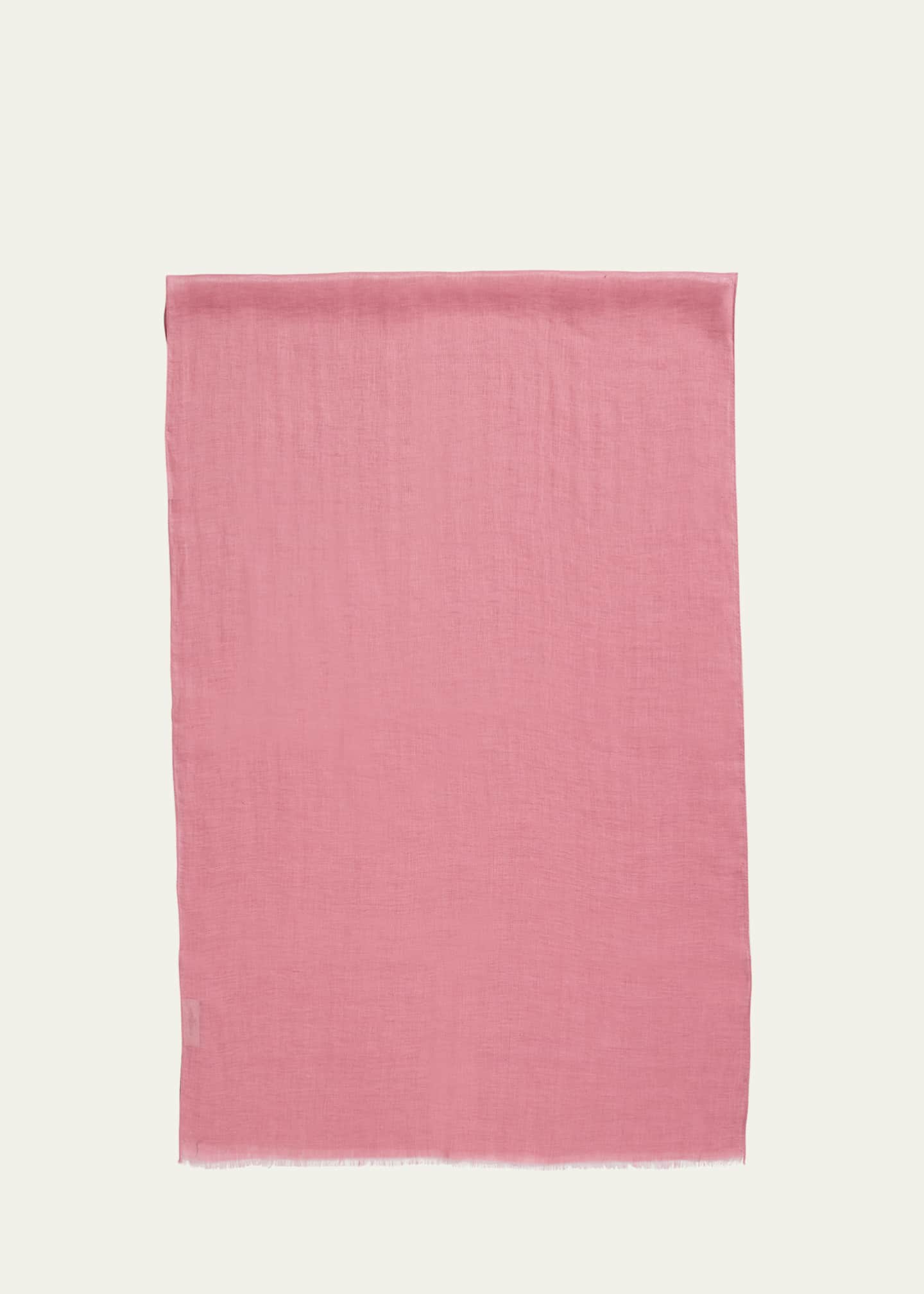 PIACENZA Men's Solid Linen Scarf Image 1 of 3