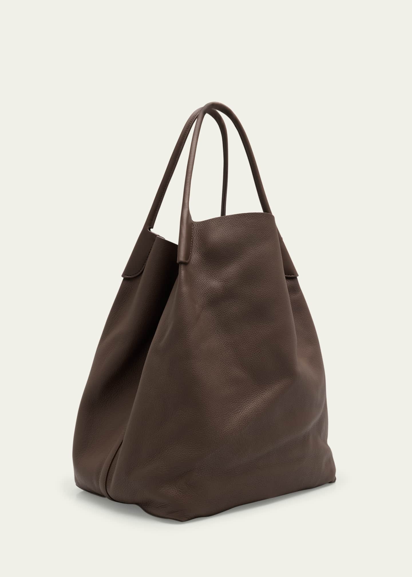 Loro Piana Bale Leather Hobo Bag Image 3 of 6