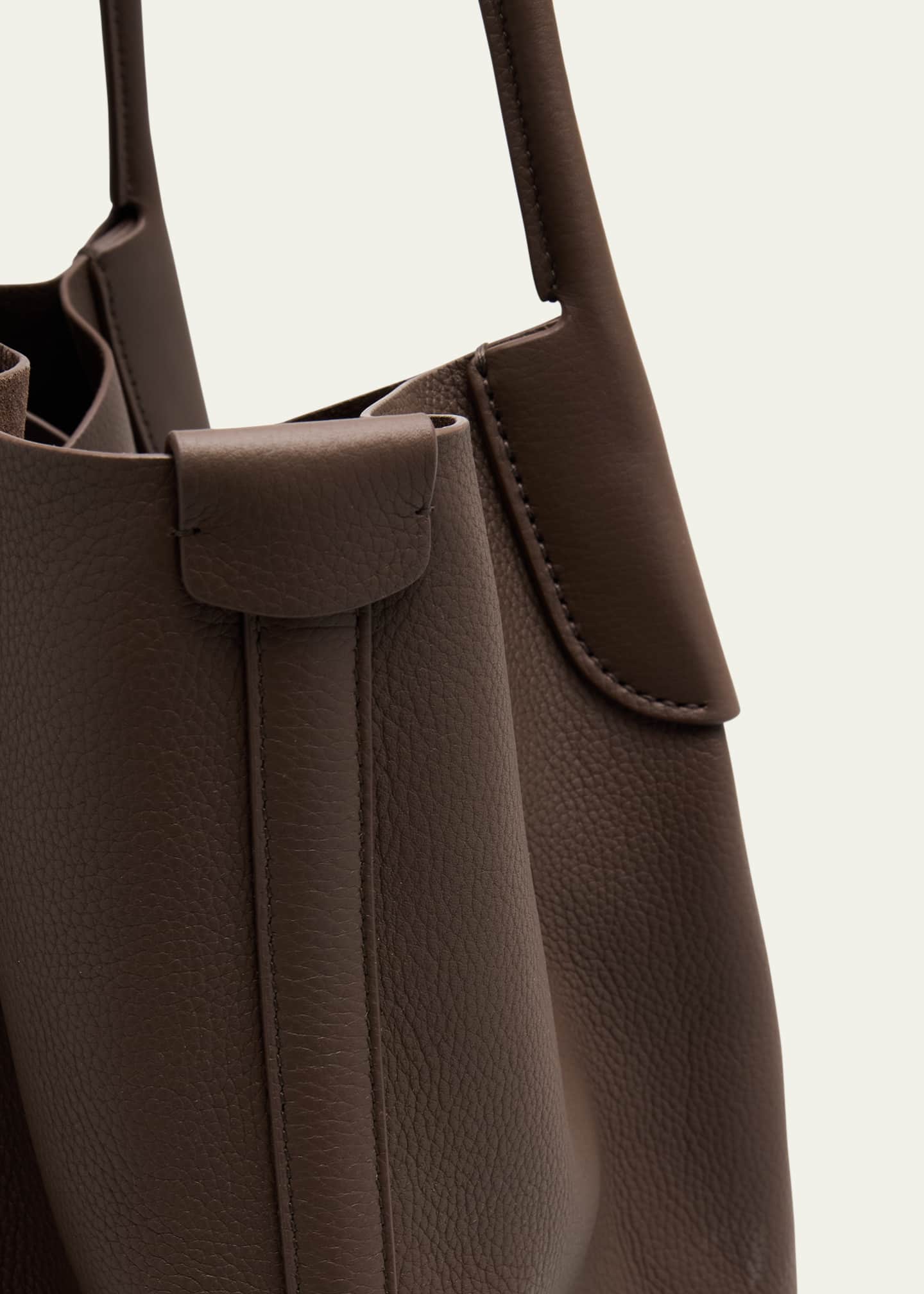 Loro Piana Bale Leather Hobo Bag Image 6 of 6
