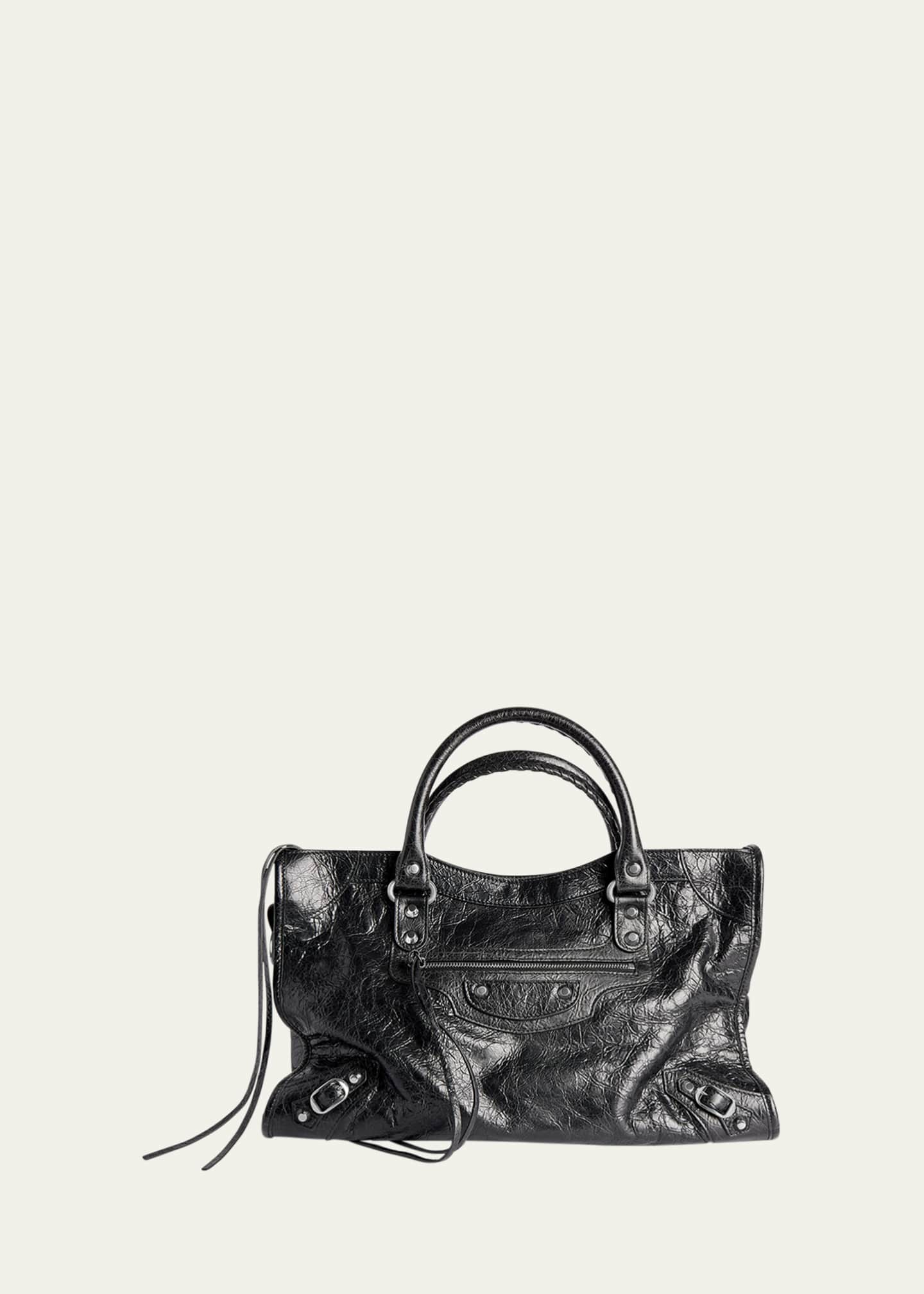 Balenciaga Le City Medium Leather Tote Bag Image 1 of 6