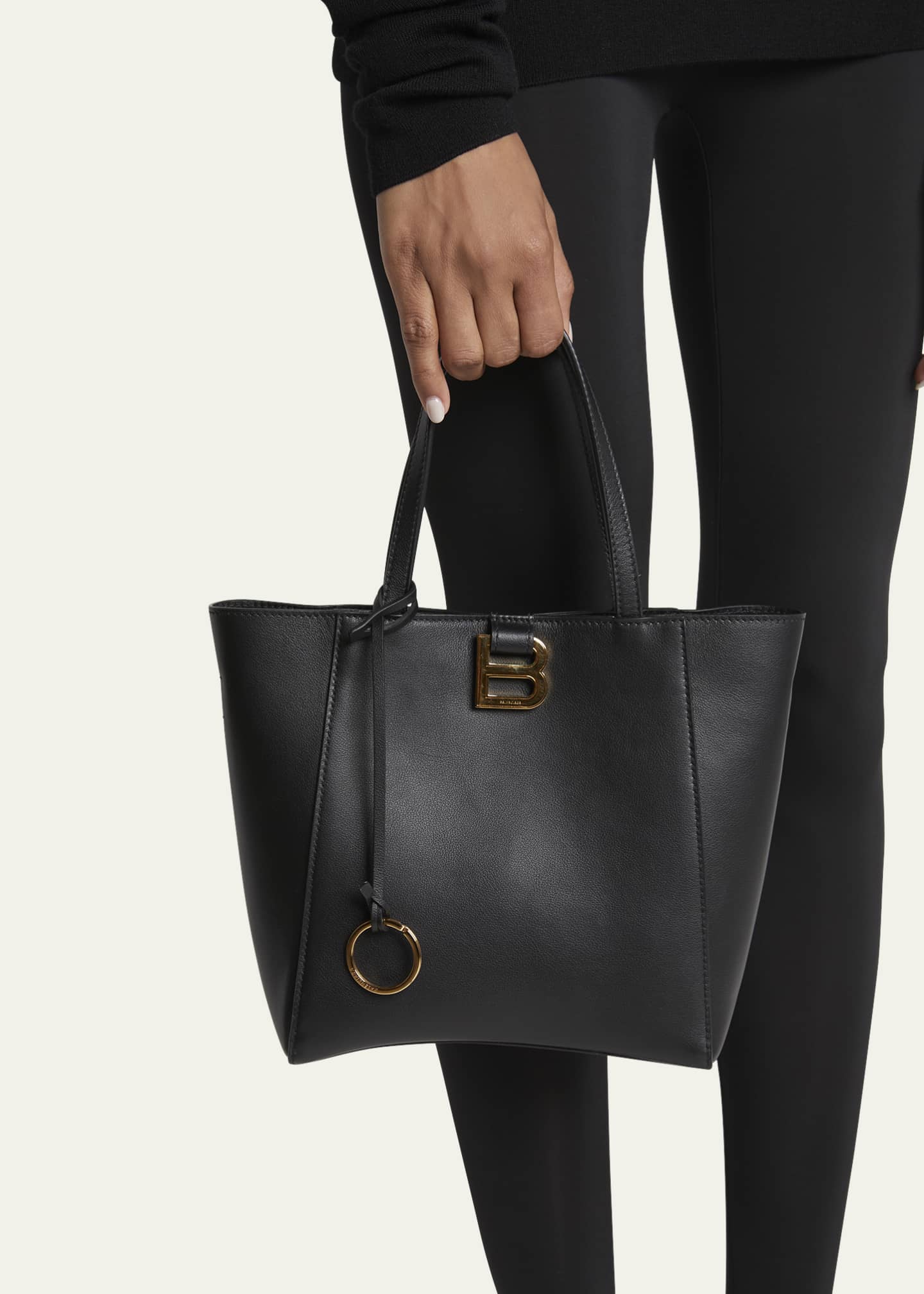 VIP価格★BALENCIAGA★Hourglass Soft スモール トートバッグ Women's Hourglass Soft Tote Bag Small in Black | Balenciaga US