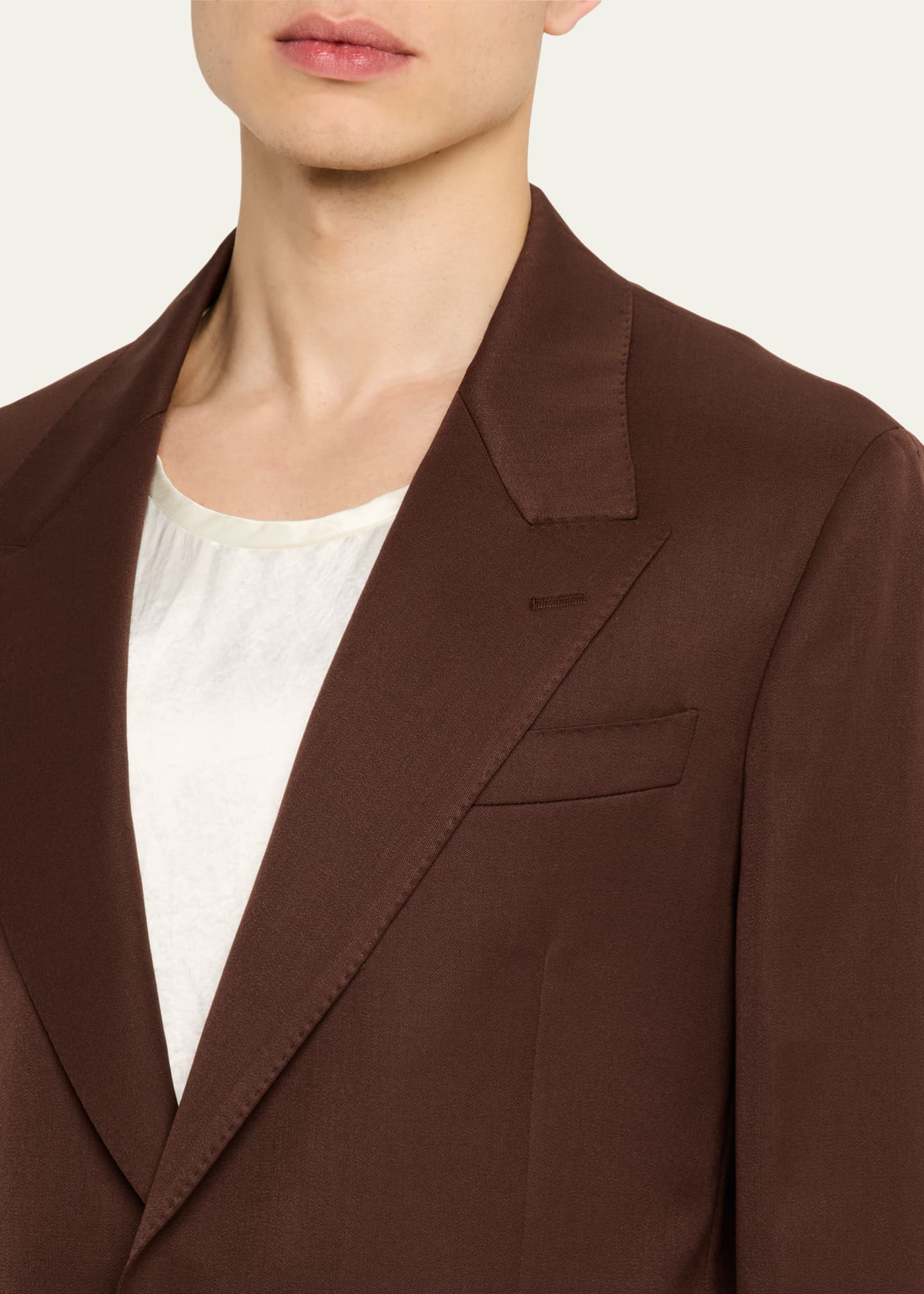 Simone Rocha Men's Wide Peak Embellished Dinner Jacket Image 5 of 8