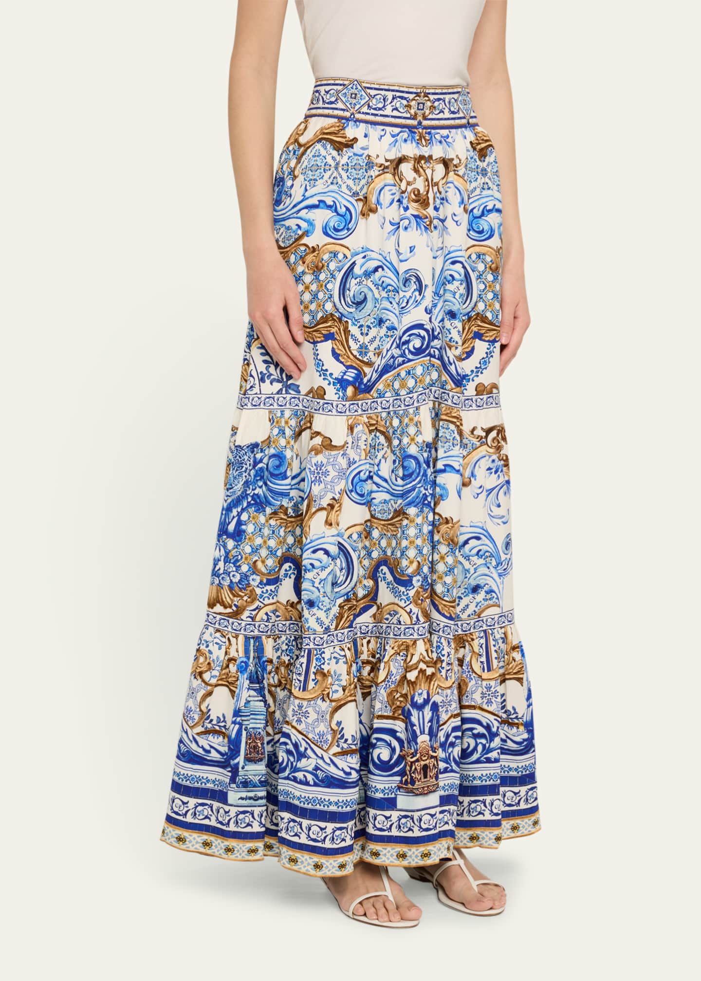 Camilla Azul Adventures High-Waisted Tiered Skirt Image 4 of 5