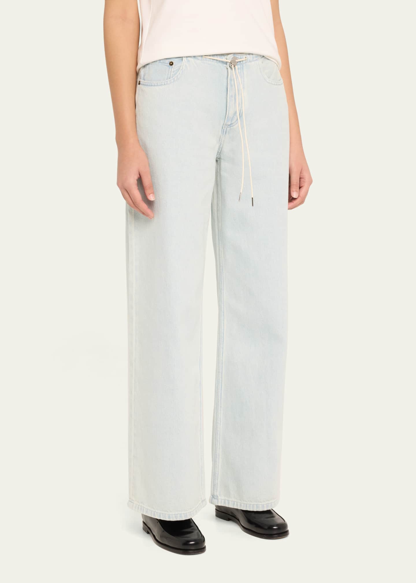 Still Here Cool Relaxed Drawstring Jeans Image 3 of 4