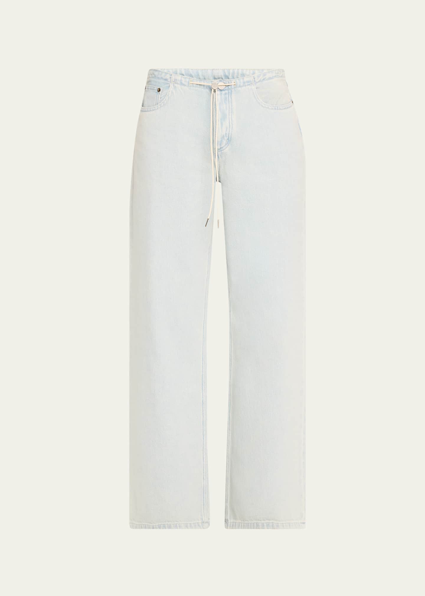 Still Here Cool Relaxed Drawstring Jeans Image 1 of 4
