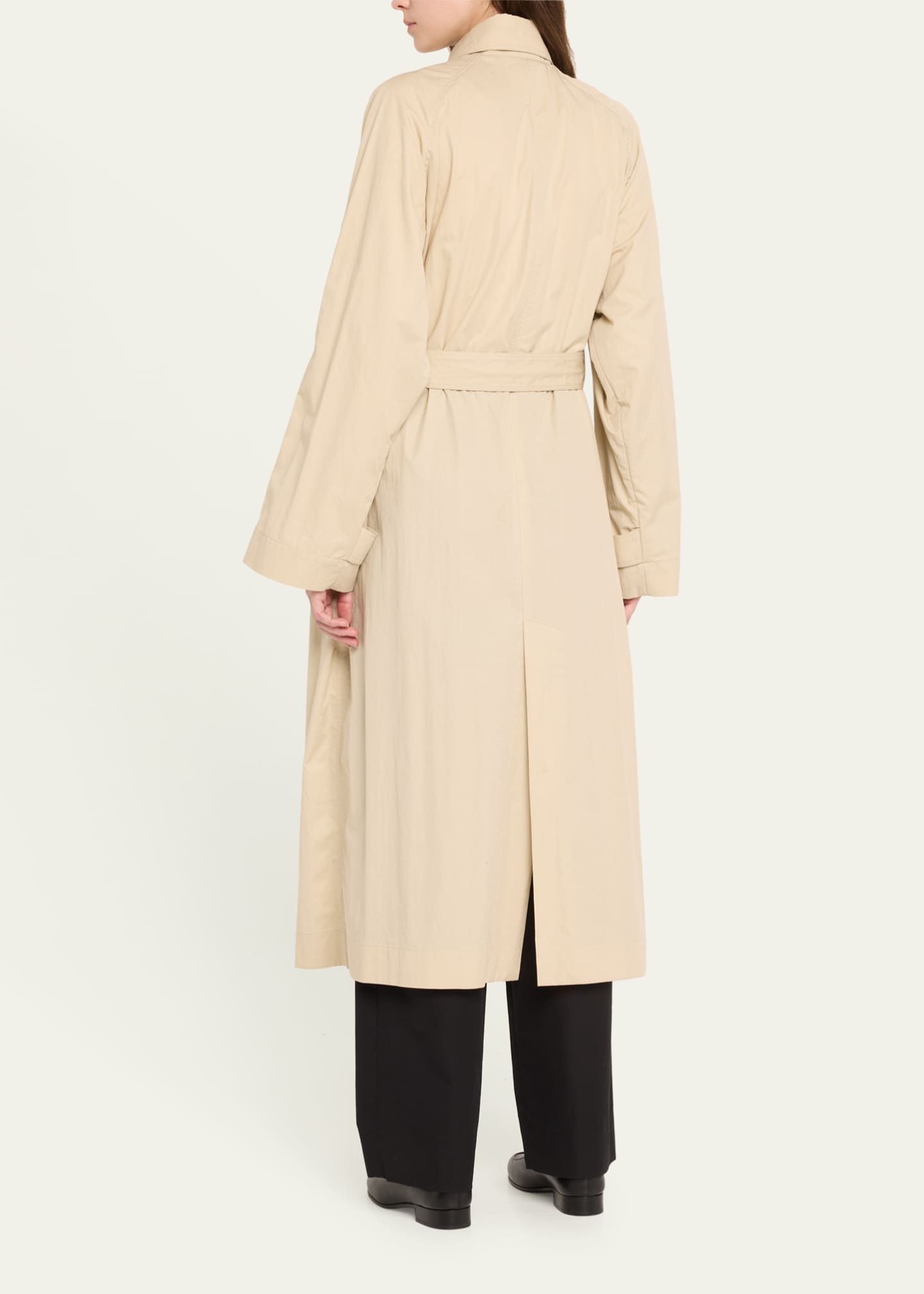 TEURN STUDIOS Belted Trench Coat Image 3 of 5